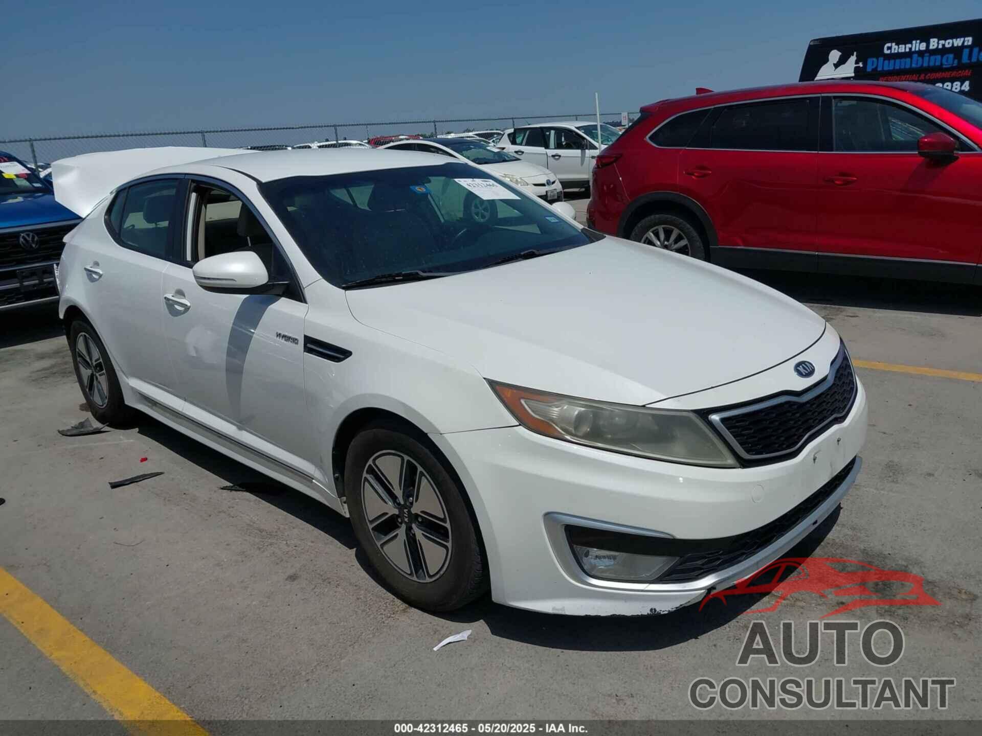 KIA OPTIMA HYBRID 2013 - KNAGM4AD9D5051823