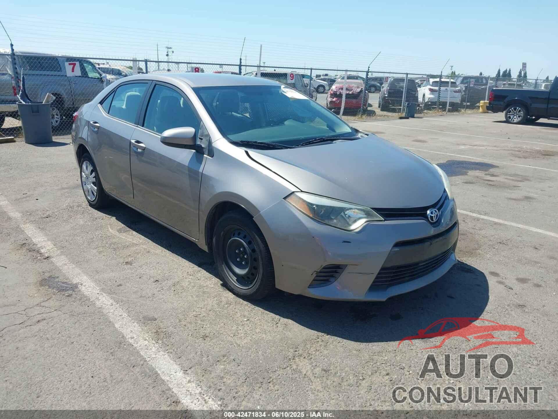 TOYOTA COROLLA 2016 - 5YFBURHE6GP373822