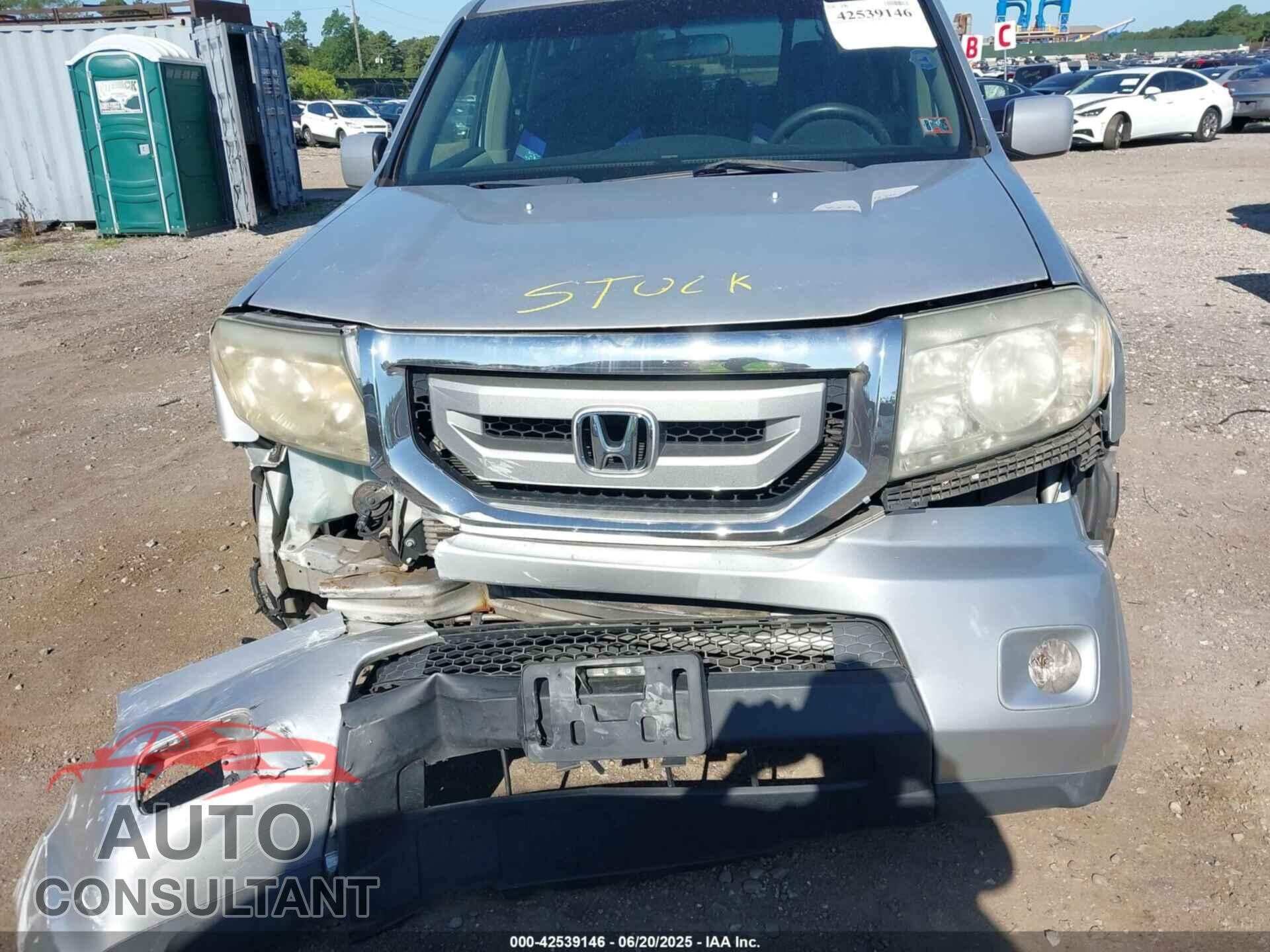 HONDA PILOT 2009 - 5FNYF48489B047372