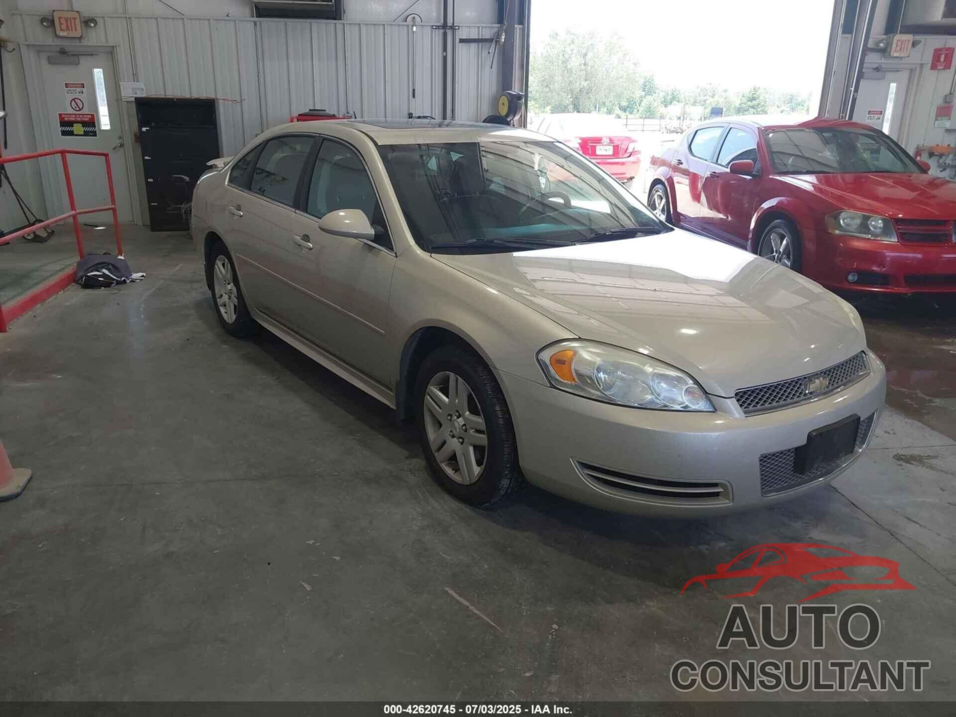 CHEVROLET IMPALA 2012 - 2G1WG5E36C1165302