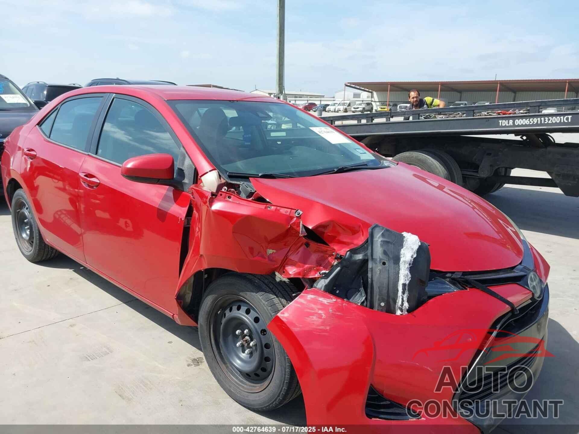 TOYOTA COROLLA 2017 - 2T1BURHE9HC761905