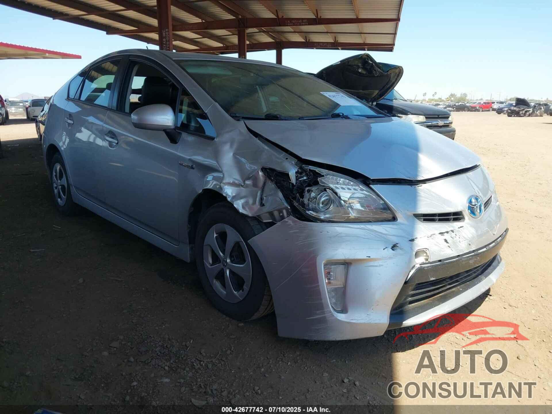 TOYOTA PRIUS 2013 - JTDKN3DU6D1721156