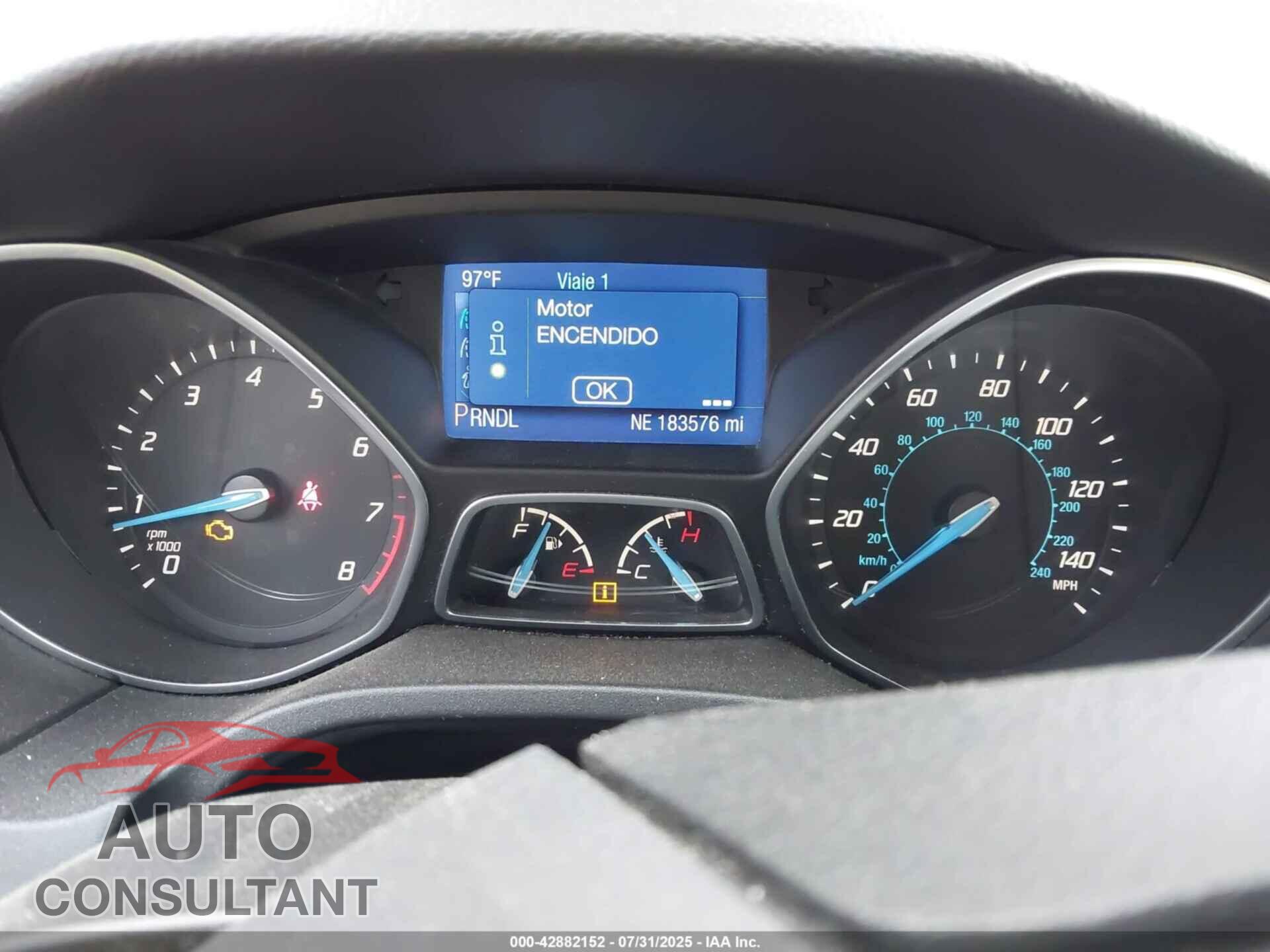 FORD FOCUS 2014 - 1FADP3F2XEL369080
