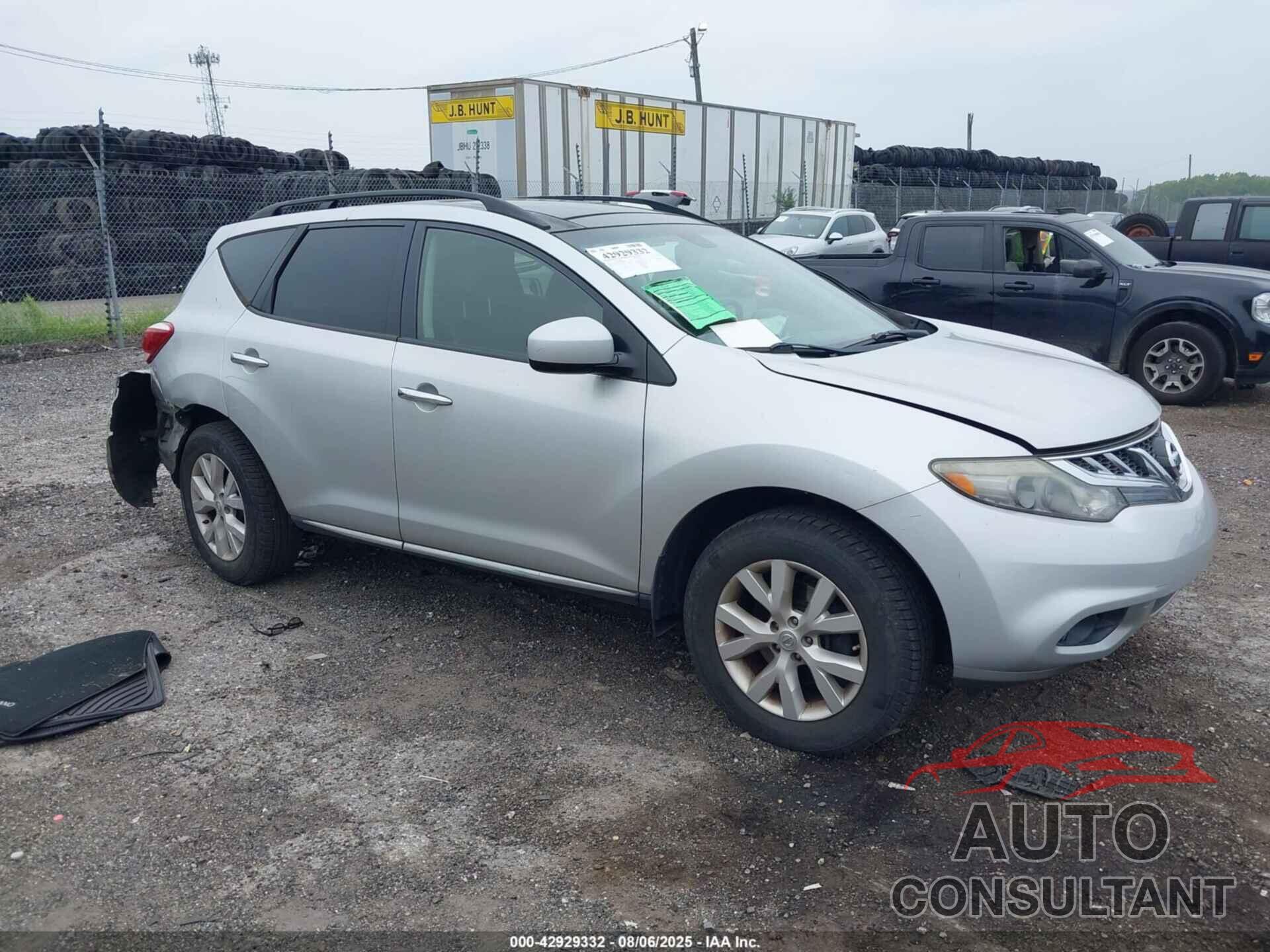 NISSAN MURANO 2013 - JN8AZ1MW1DW306887