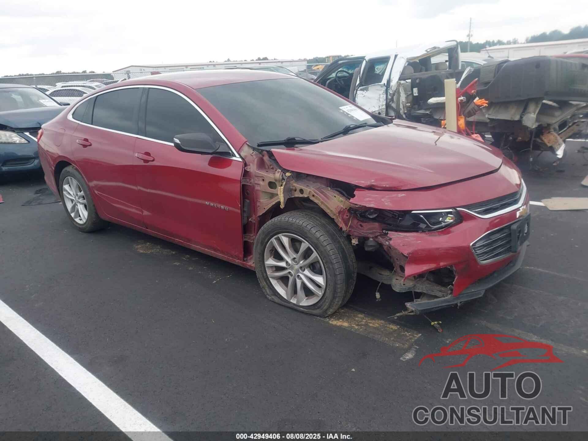 CHEVROLET MALIBU 2016 - 1G1ZE5ST4GF292202