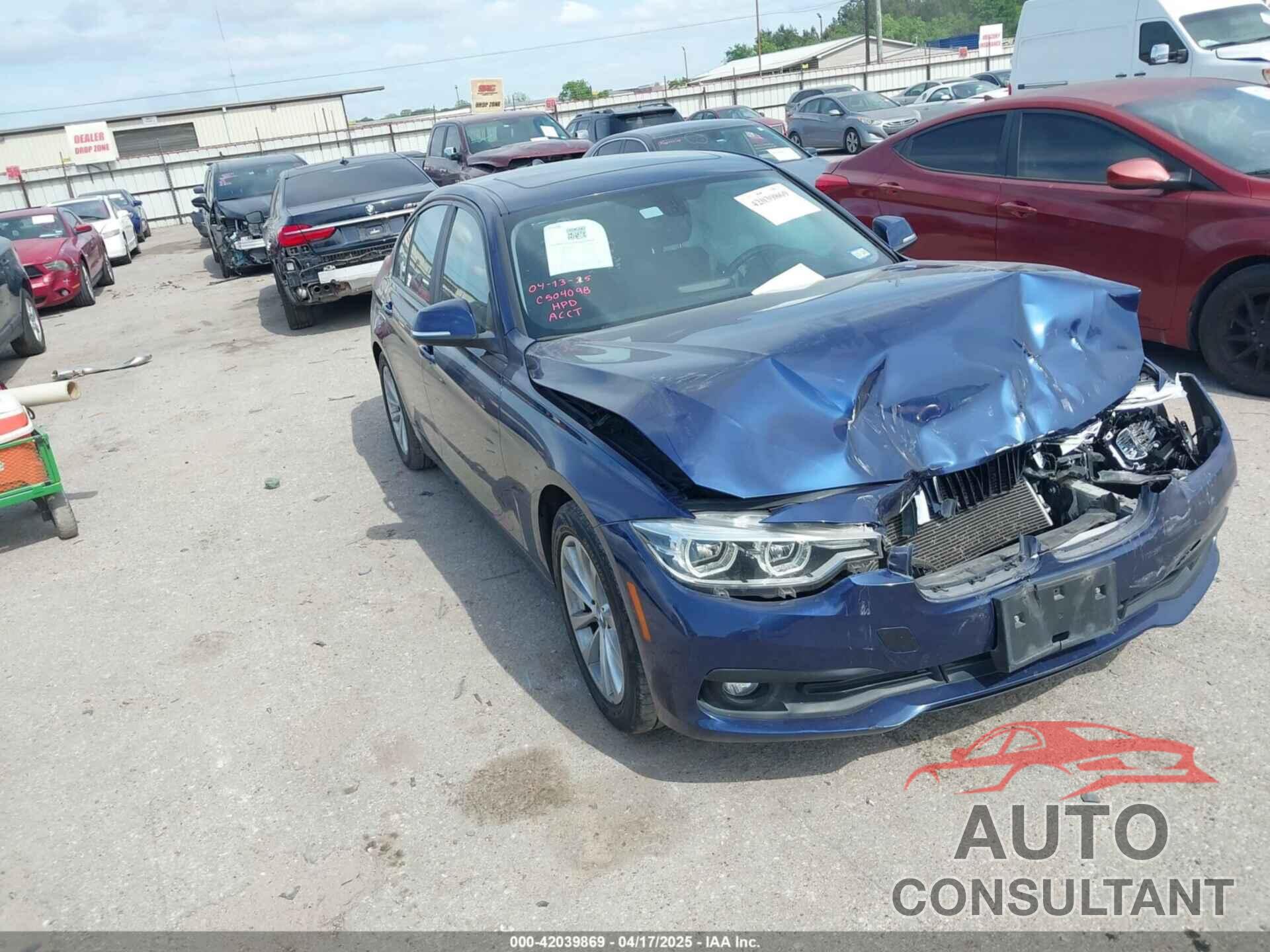 BMW 320I 2018 - WBA8E1G56JNU92997