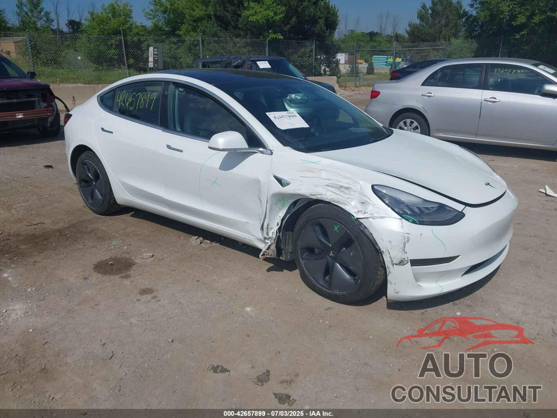 TESLA MODEL 3 2018 - 5YJ3E1EB1JF128376