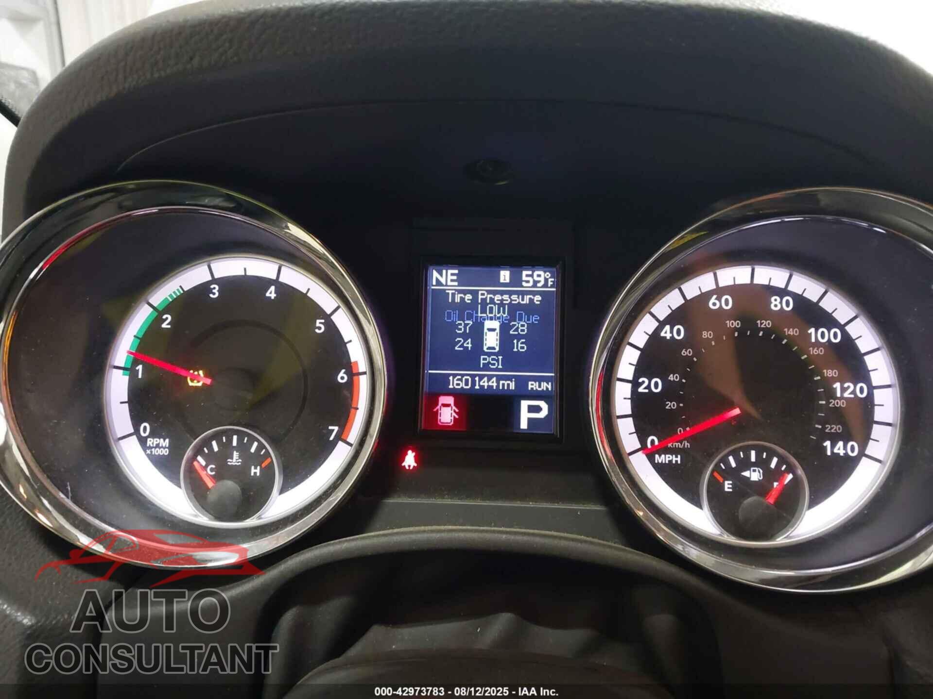 DODGE DURANGO 2012 - 1C4SDJDT1CC147728