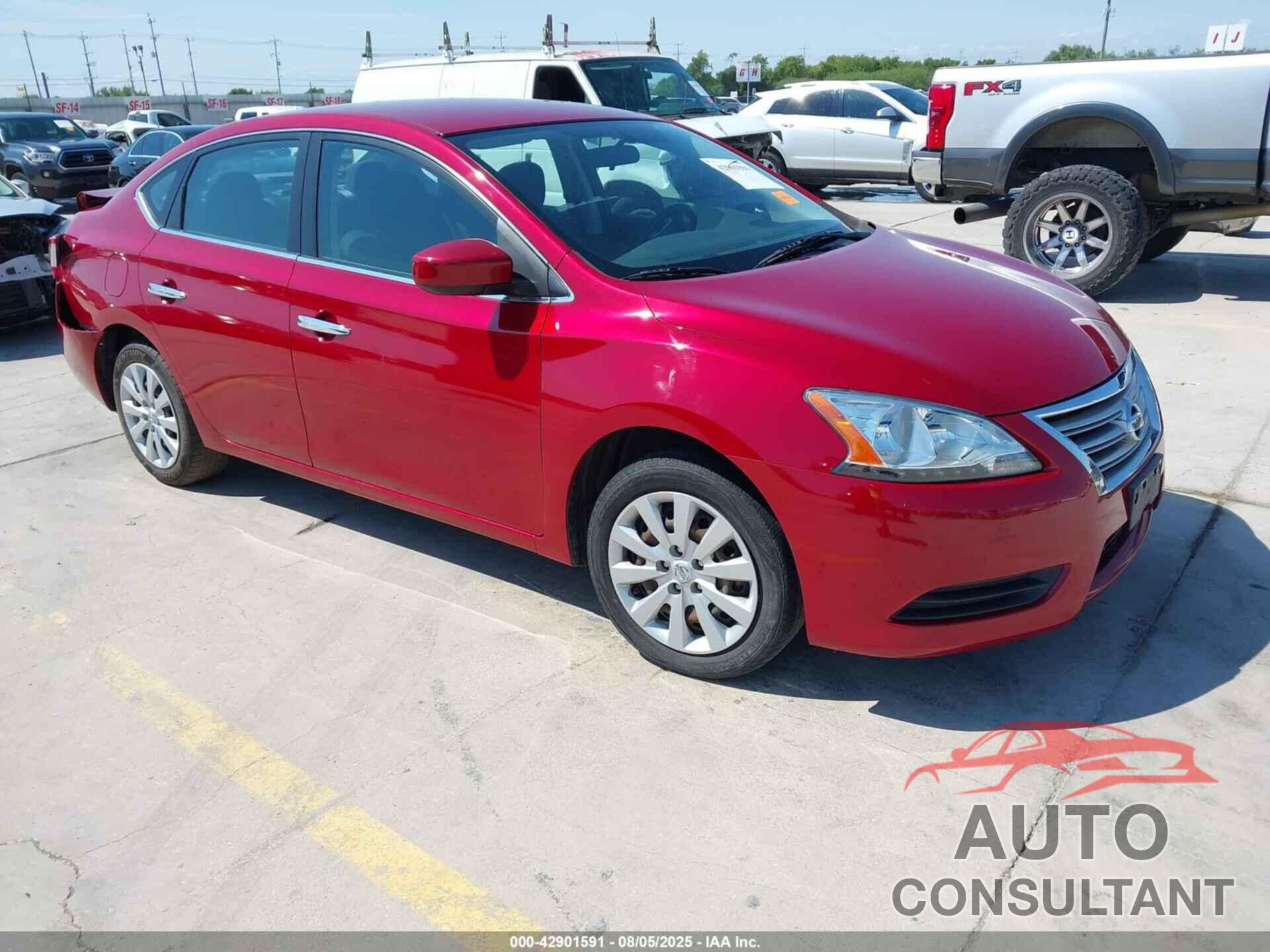 NISSAN SENTRA 2014 - 3N1AB7AP3EL616856