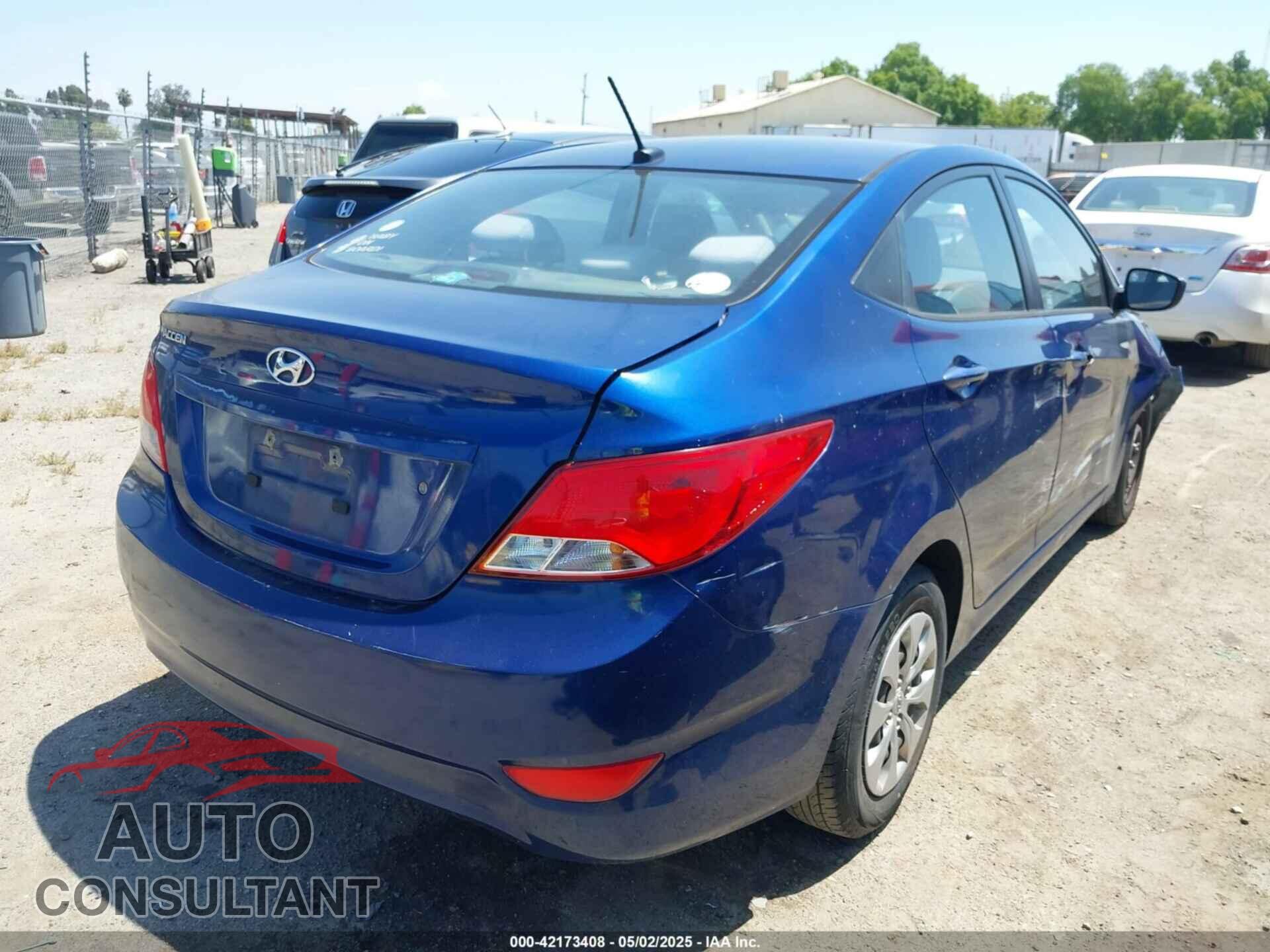 HYUNDAI ACCENT 2015 - KMHCT4AE3FU831706