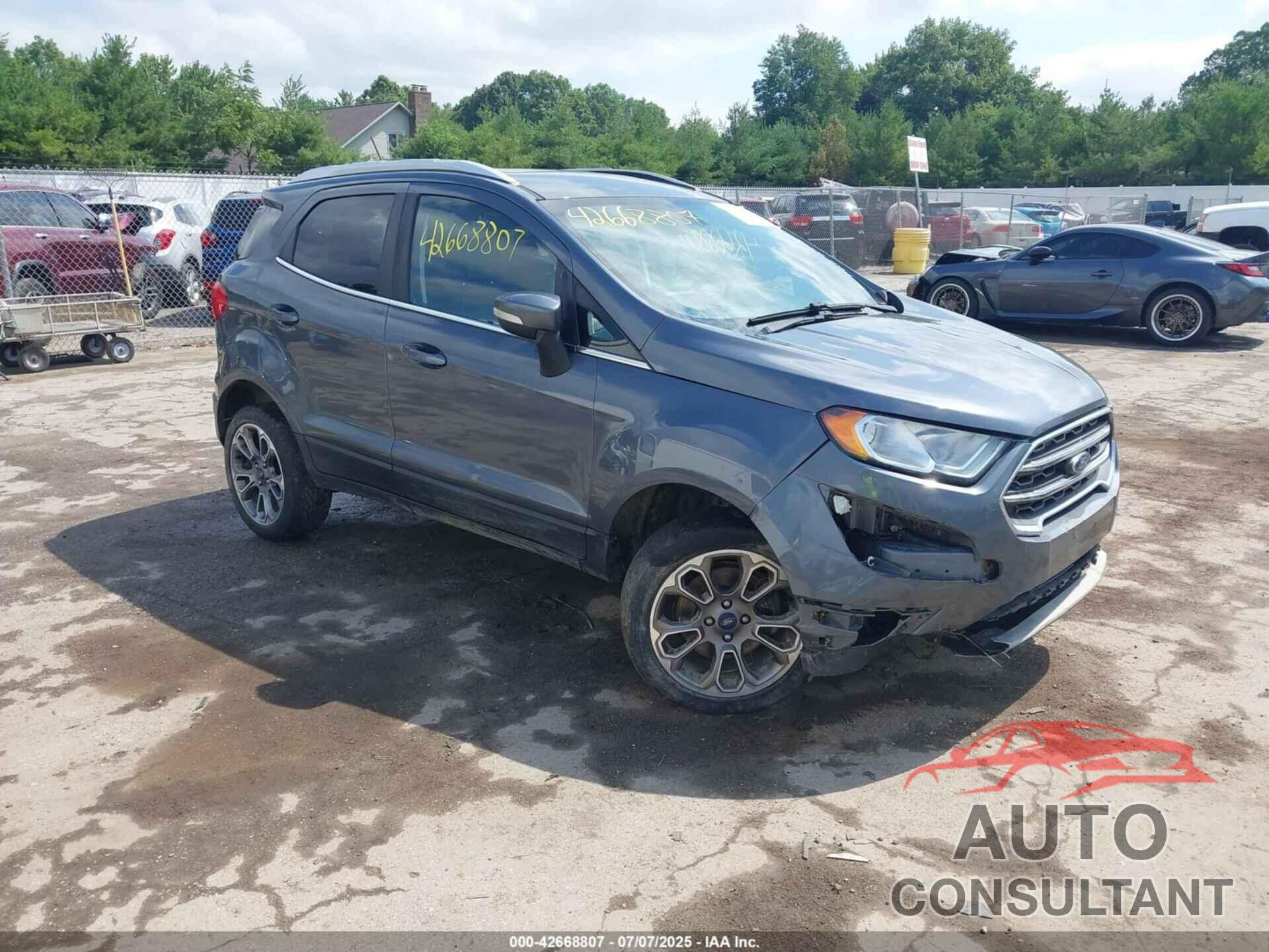 FORD ECOSPORT 2019 - MAJ6S3KLXKC250835