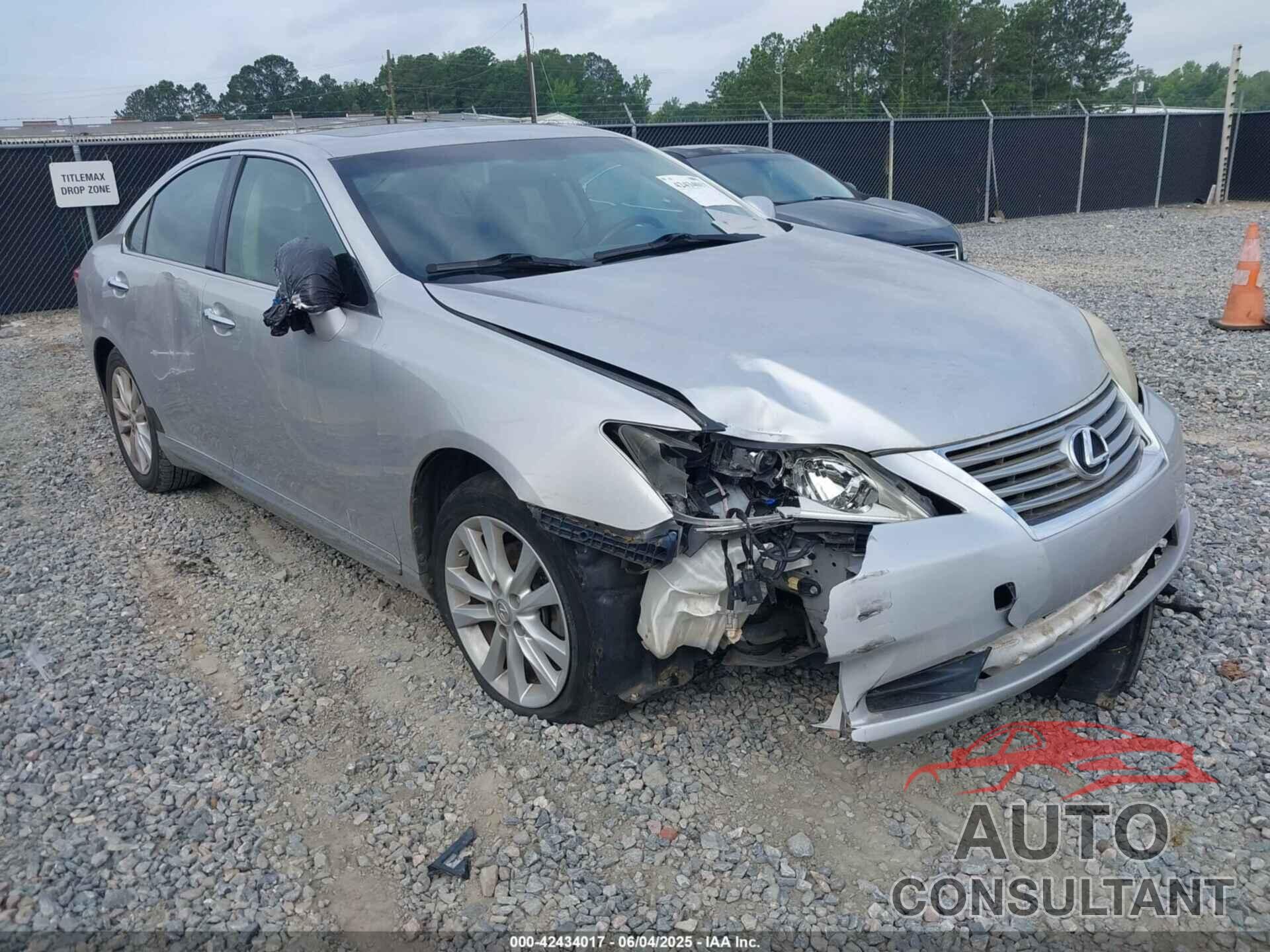 LEXUS ES 350 2012 - JTHBK1EG2C2484517