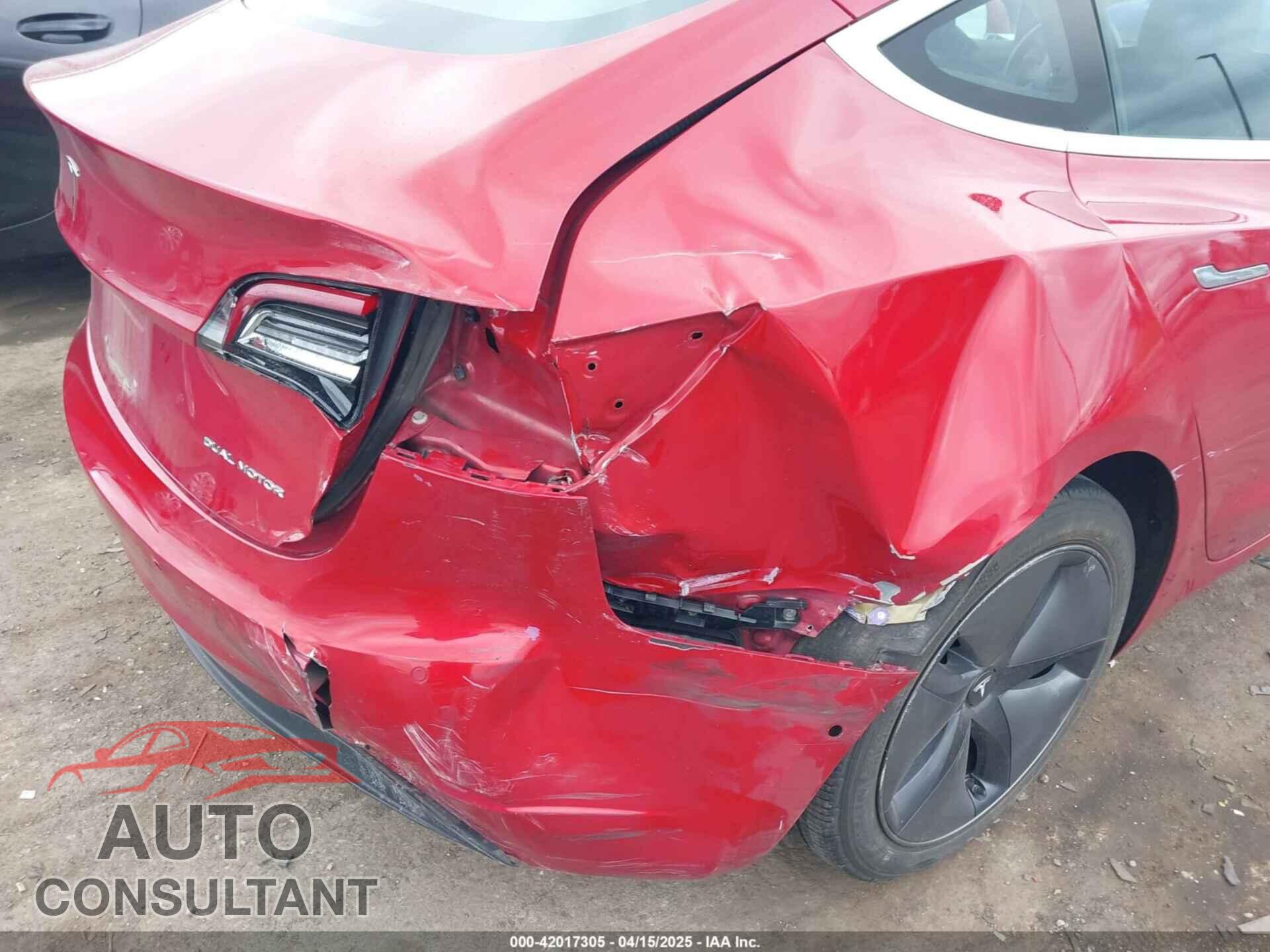 TESLA MODEL 3 2018 - 5YJ3E1EB3JF129772
