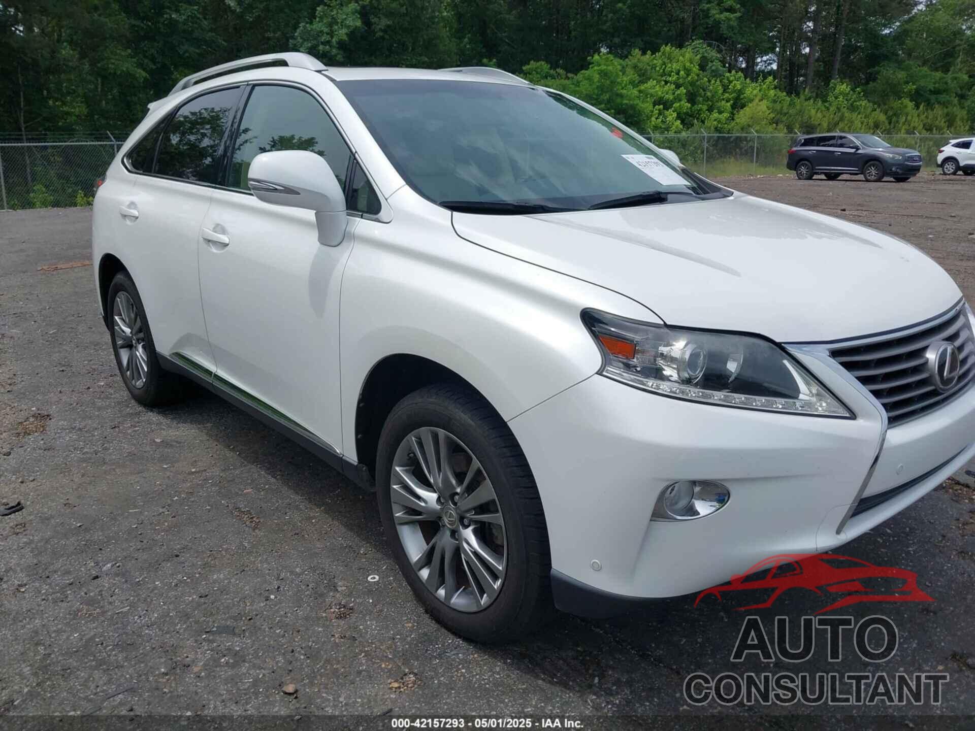 LEXUS RX 350 2014 - JTJZK1BA2E2010888