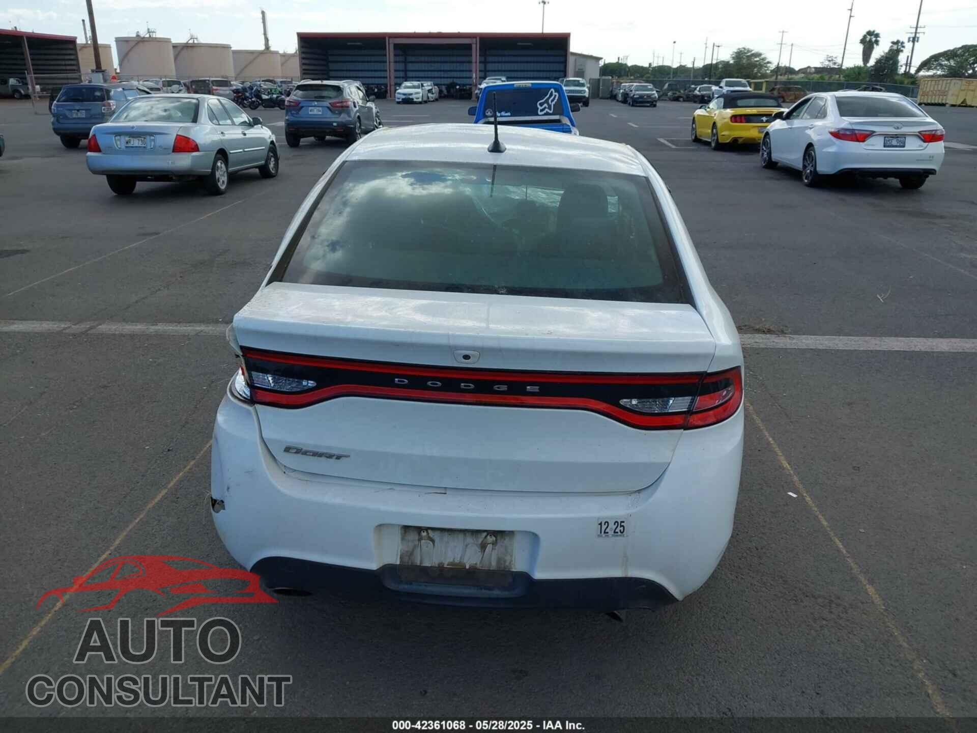 DODGE DART 2015 - 1C3CDFBB5FD378145