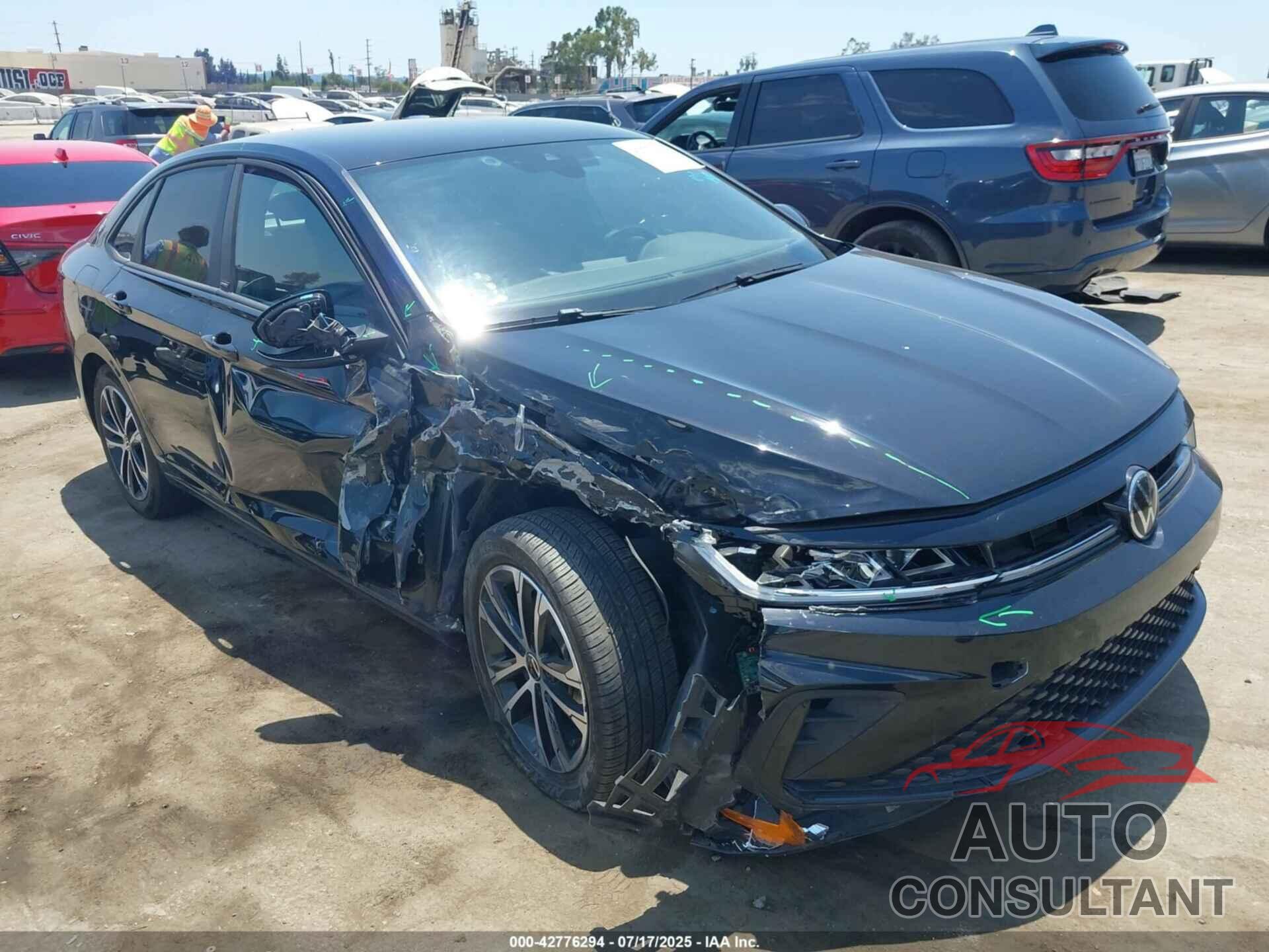 VOLKSWAGEN JETTA 2025 - 3VWBX7BU4SM009648