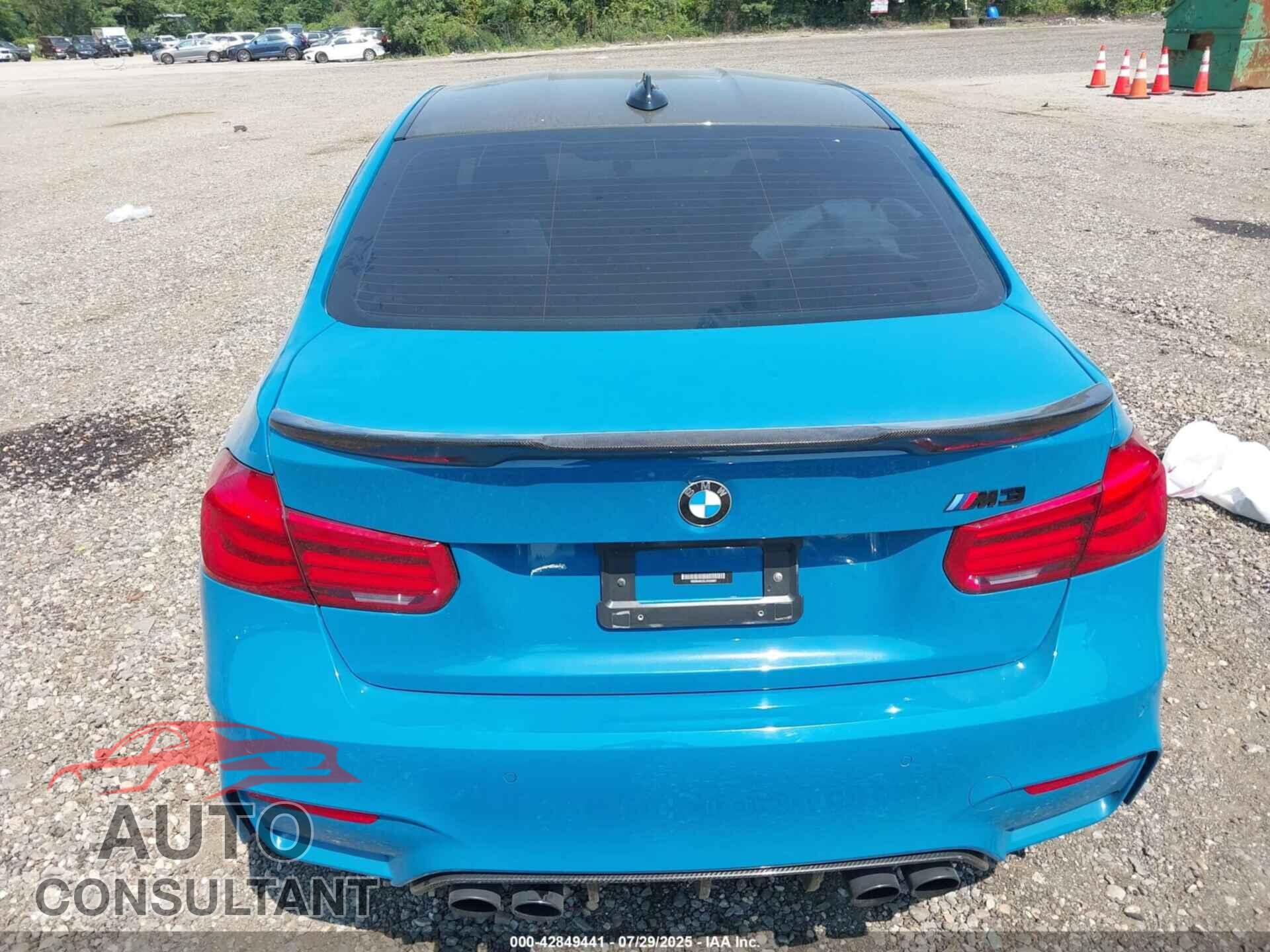 BMW M3 2018 - WBS8M9C55J5K99887