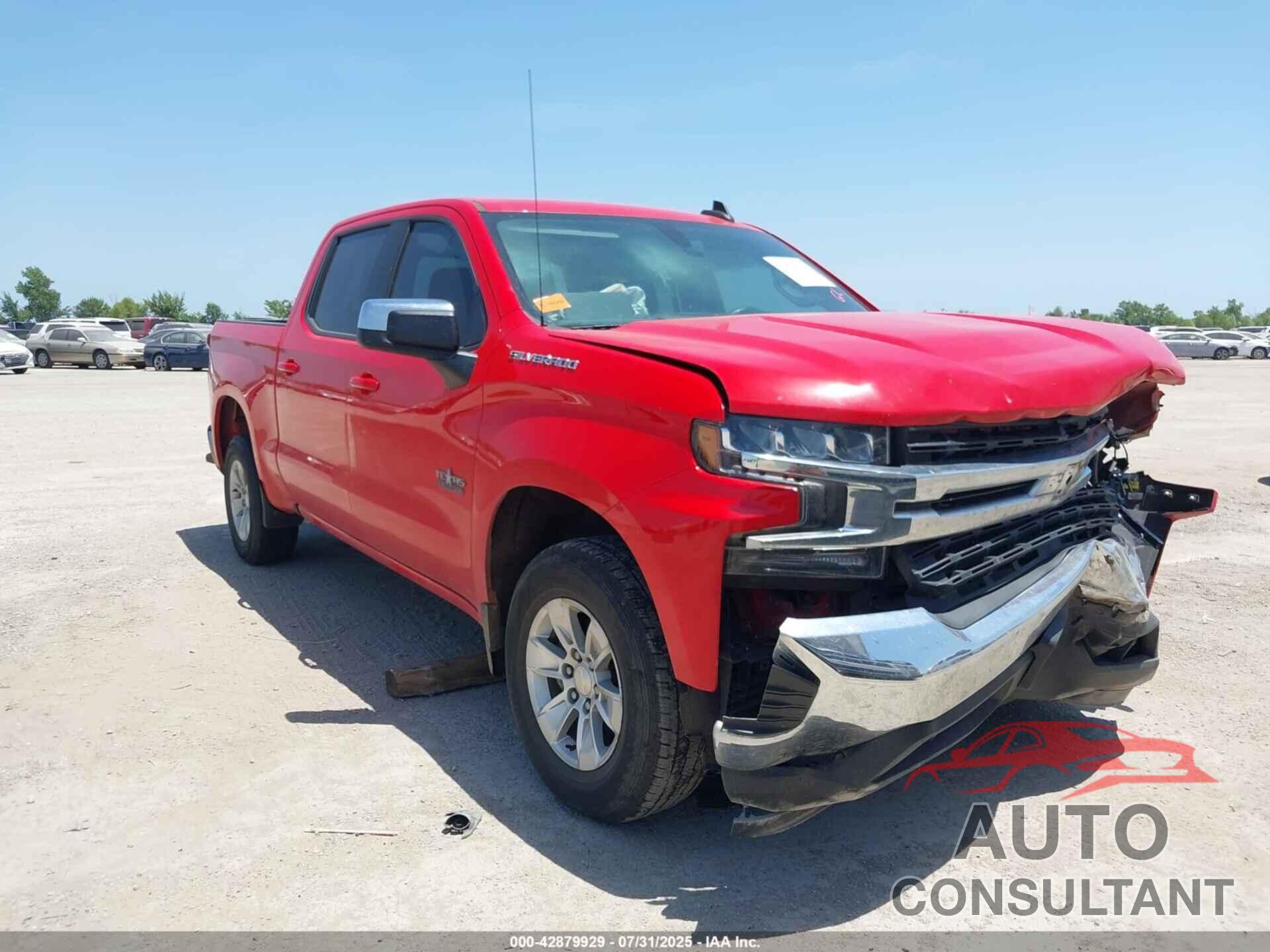 CHEVROLET SILVERADO 1500 2021 - 3GCPWCED4MG222259