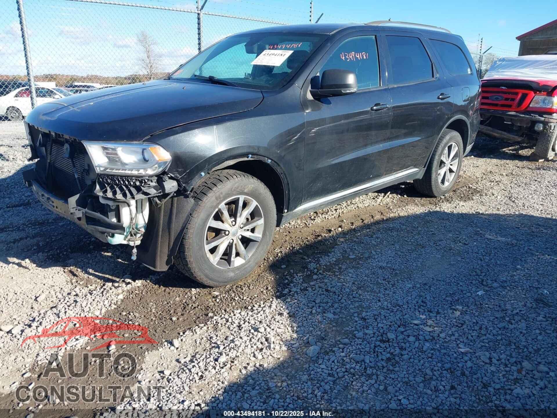 DODGE DURANGO 2016 - 1C4RDJDG6GC433114