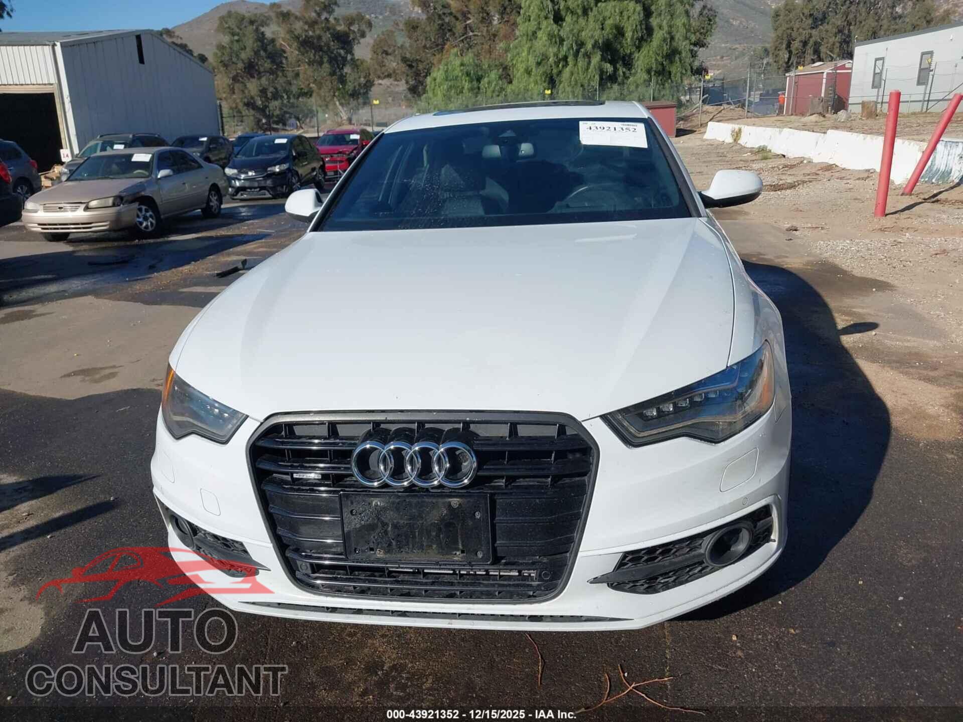 AUDI A6 2012 - WAUJGAFC4CN130357