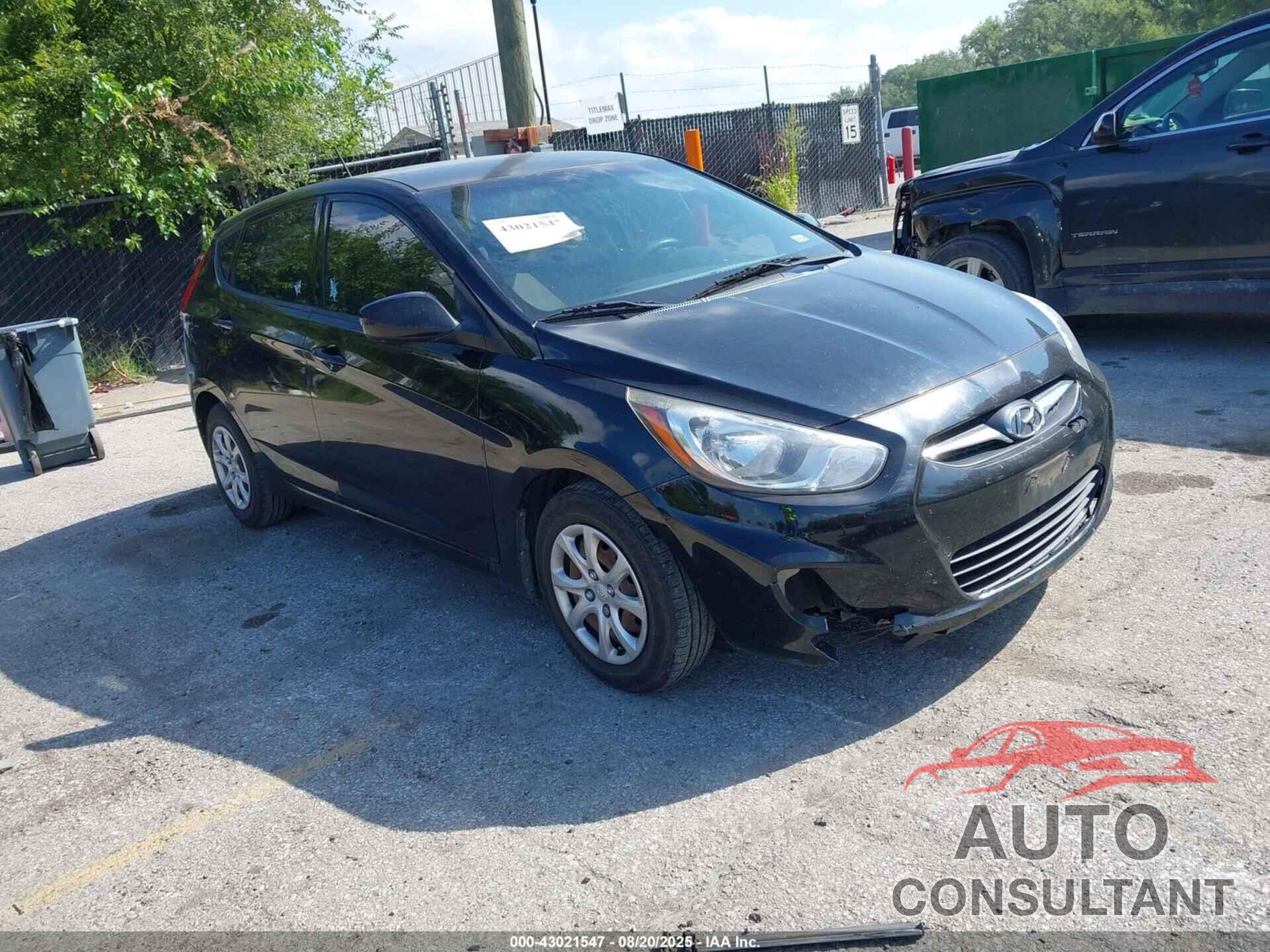 HYUNDAI ACCENT 2013 - KMHCT5AE0DU075979