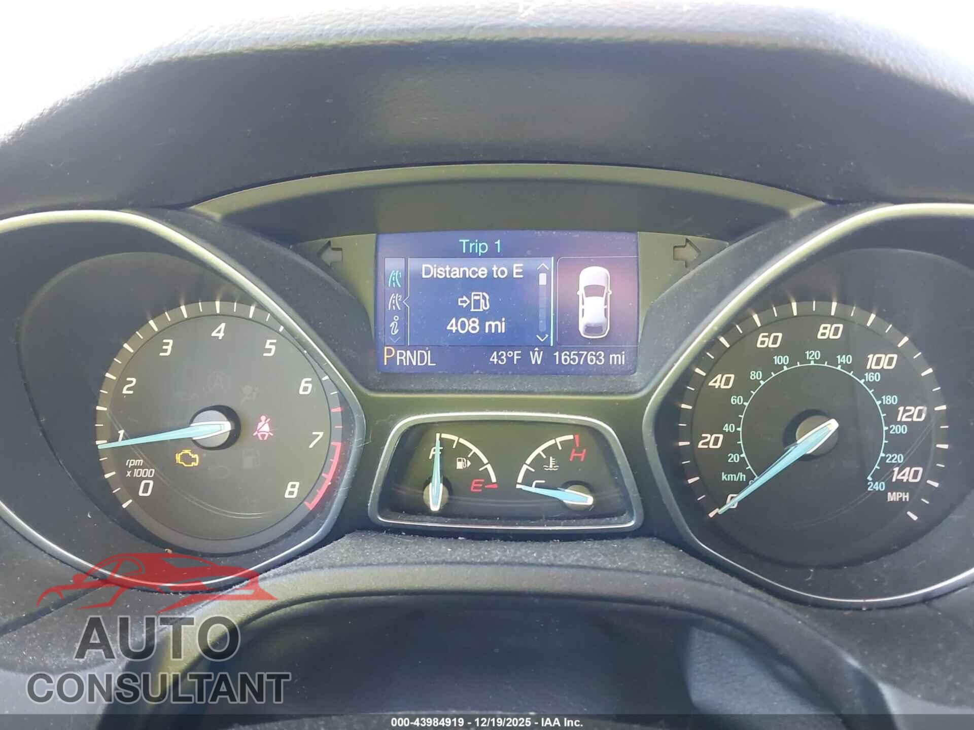 FORD FOCUS 2013 - 1FADP3F21DL291948