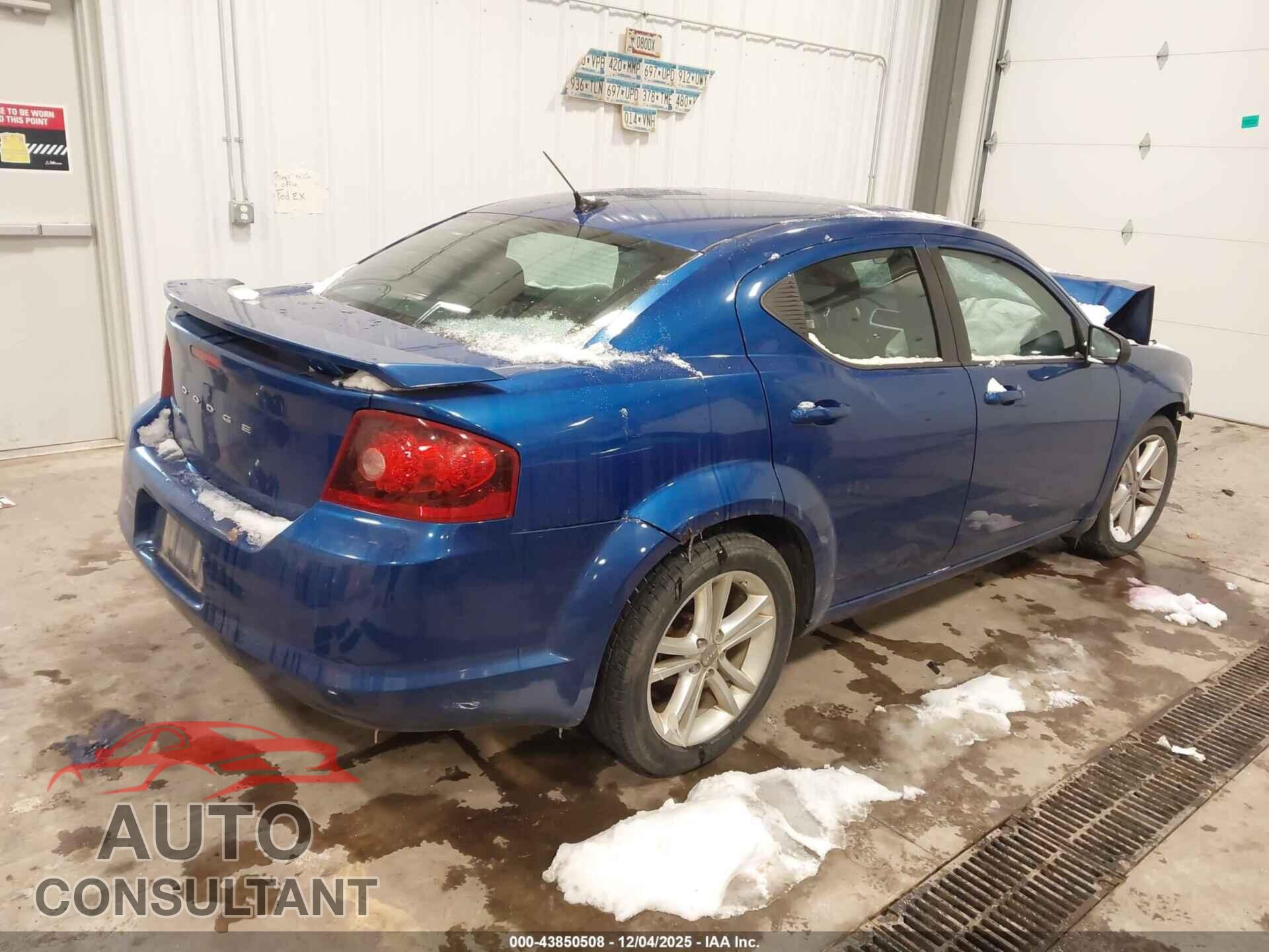 DODGE AVENGER 2012 - 1C3CDZAG4CN315901