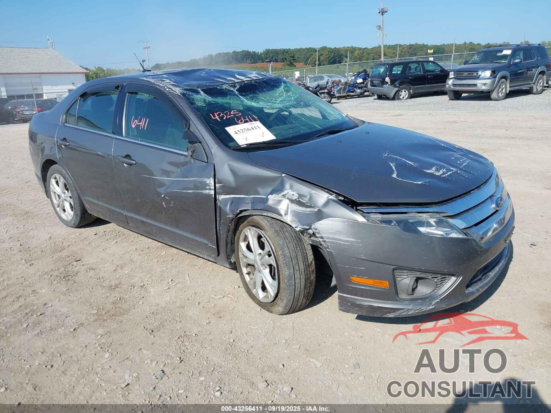 FORD FUSION 2012 - 3FAHP0HA1CR131802