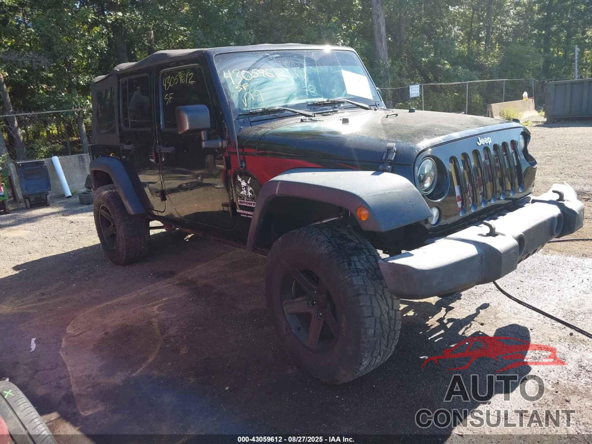JEEP WRANGLER UNLIMITED 2015 - 1C4BJWDG4FL768944