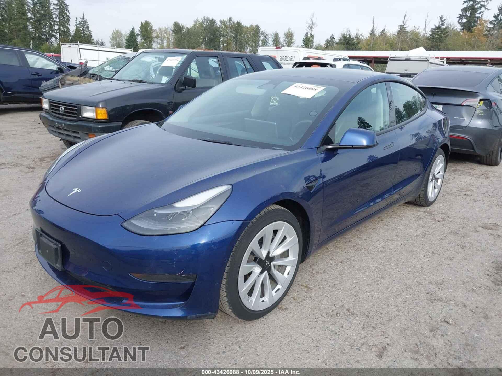 TESLA MODEL 3 2022 - 5YJ3E1EA2NF142932