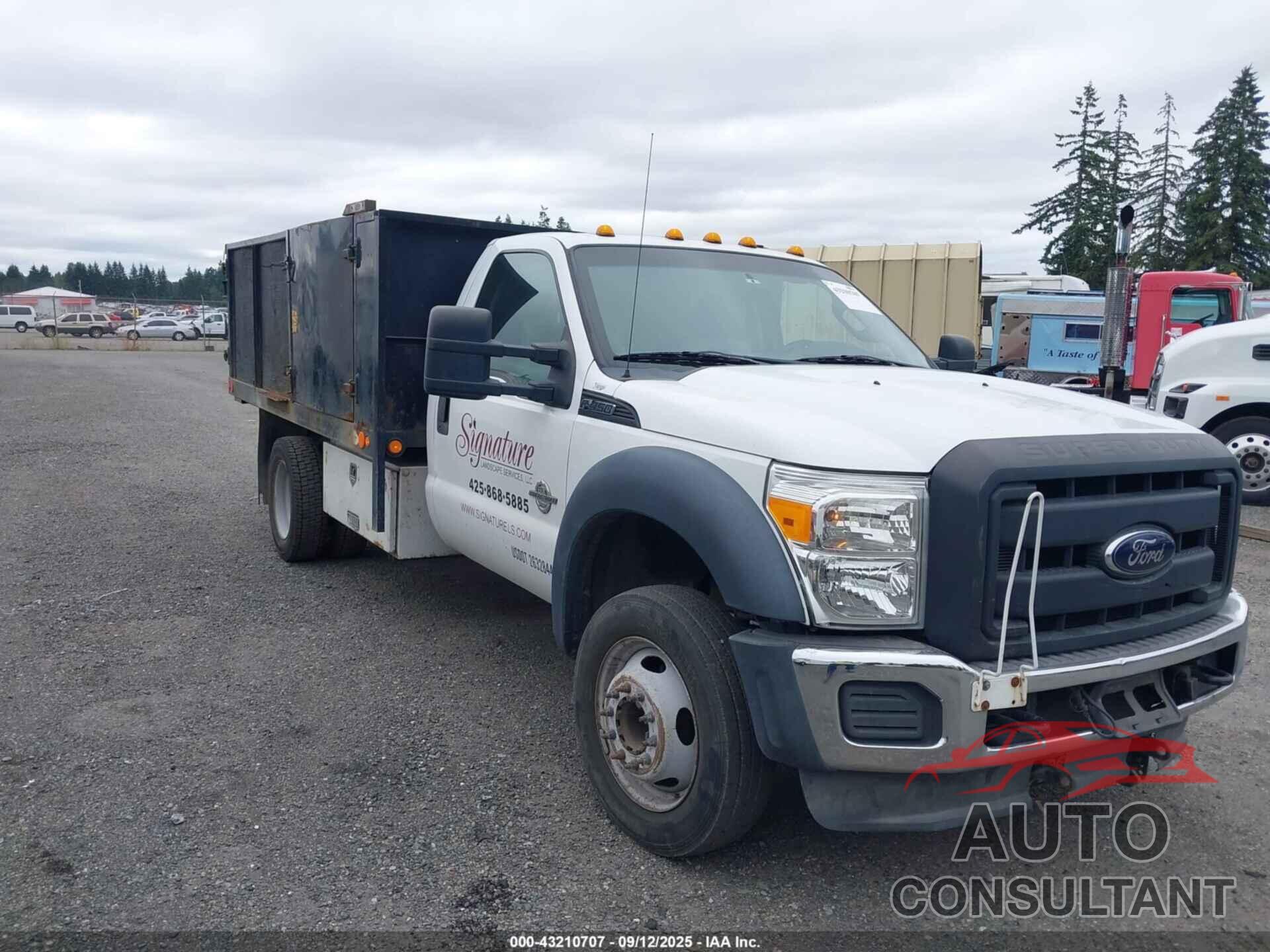 FORD F-450 CHASSIS 2012 - 1FDTF4GT3CEB45989
