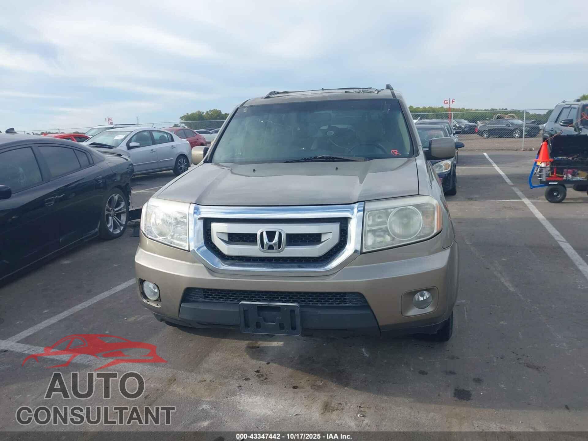 HONDA PILOT 2011 - 5FNYF3H63BB015625