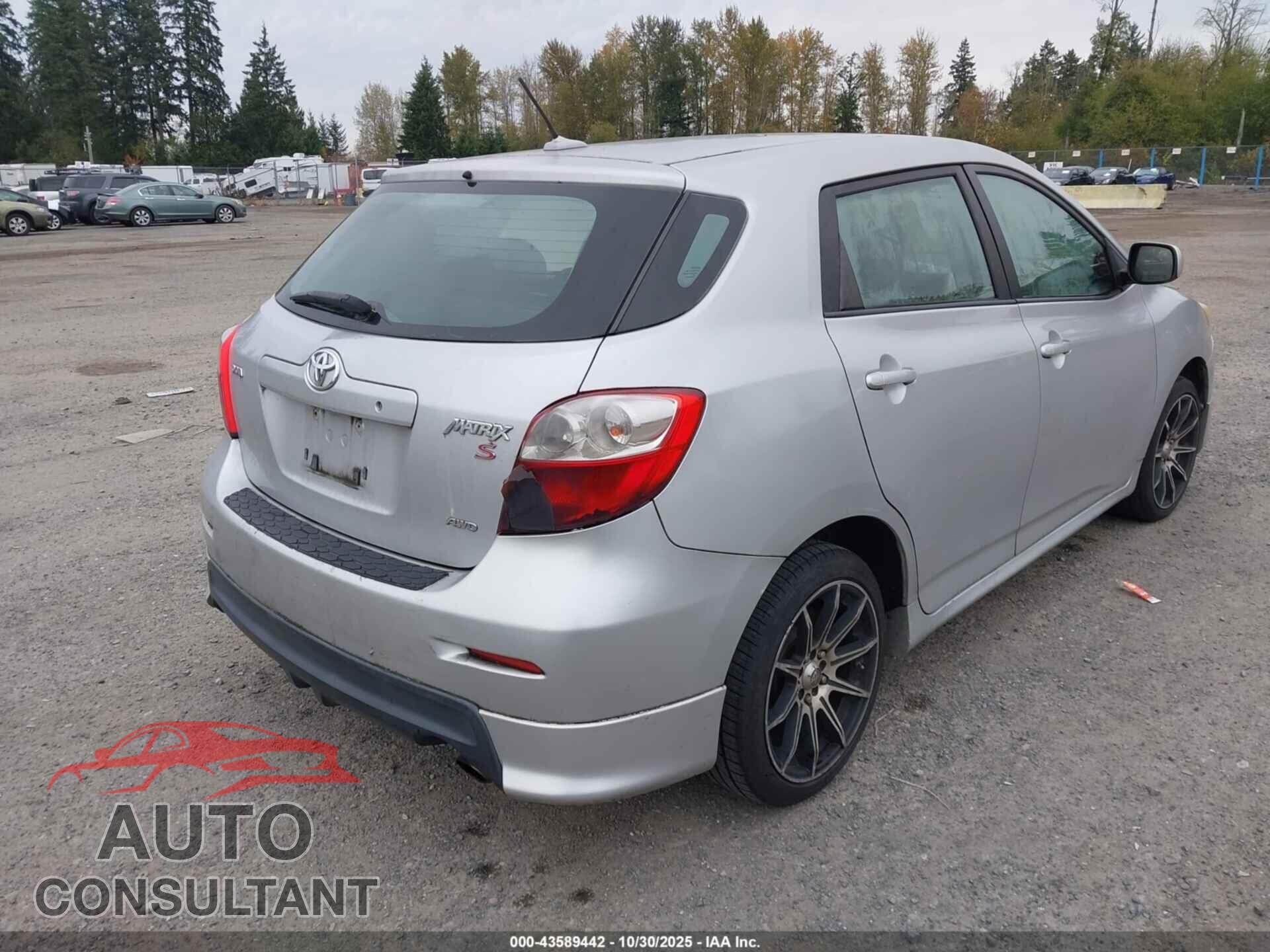 TOYOTA MATRIX 2009 - 2T1LE40E19C002554