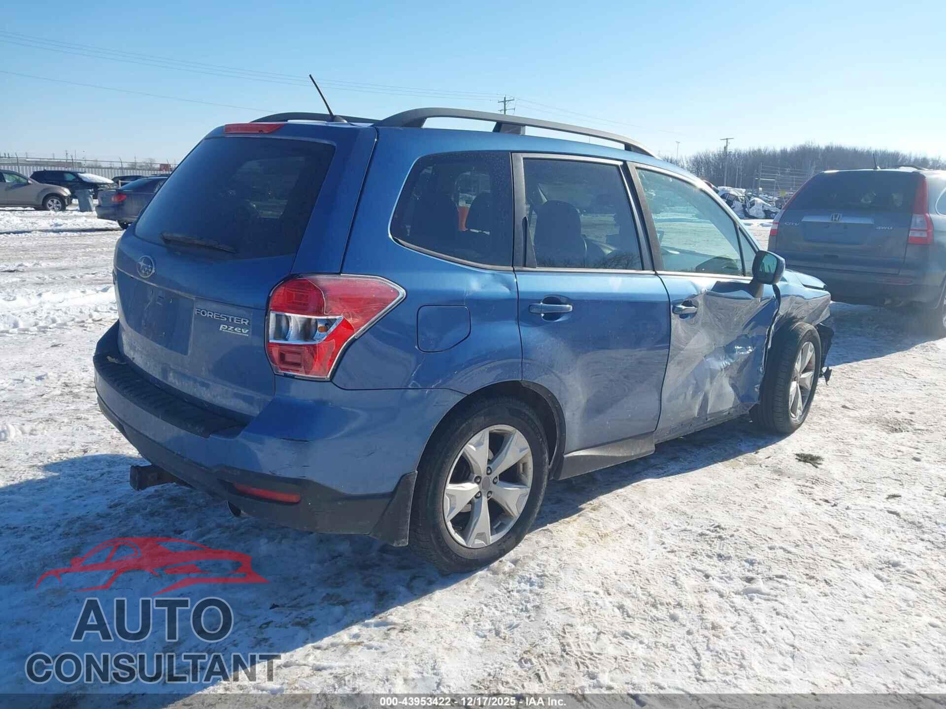 SUBARU FORESTER 2015 - JF2SJADC8FH567178