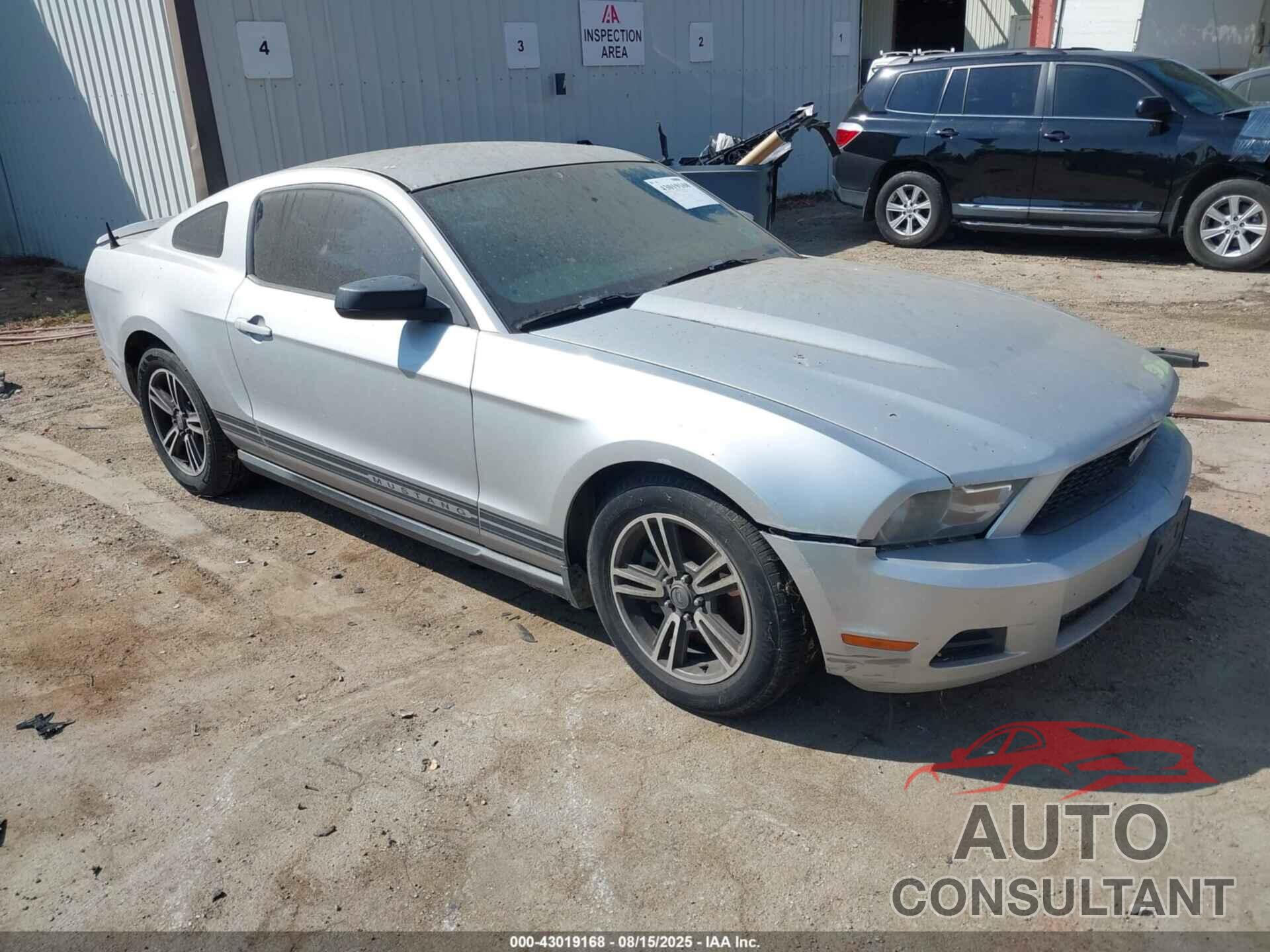 FORD MUSTANG 2012 - 1ZVBP8AM5C5207802