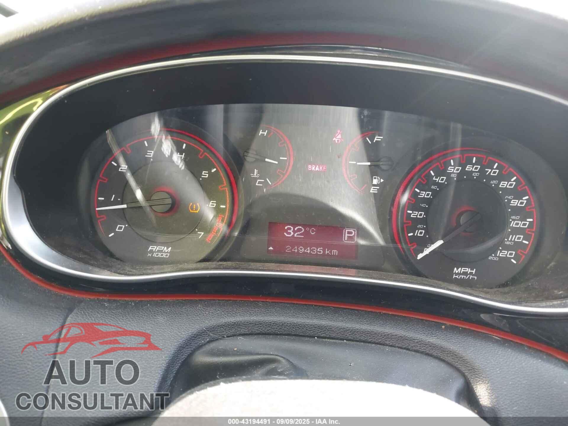 DODGE DART 2015 - 1C3CDFBB0FD104917