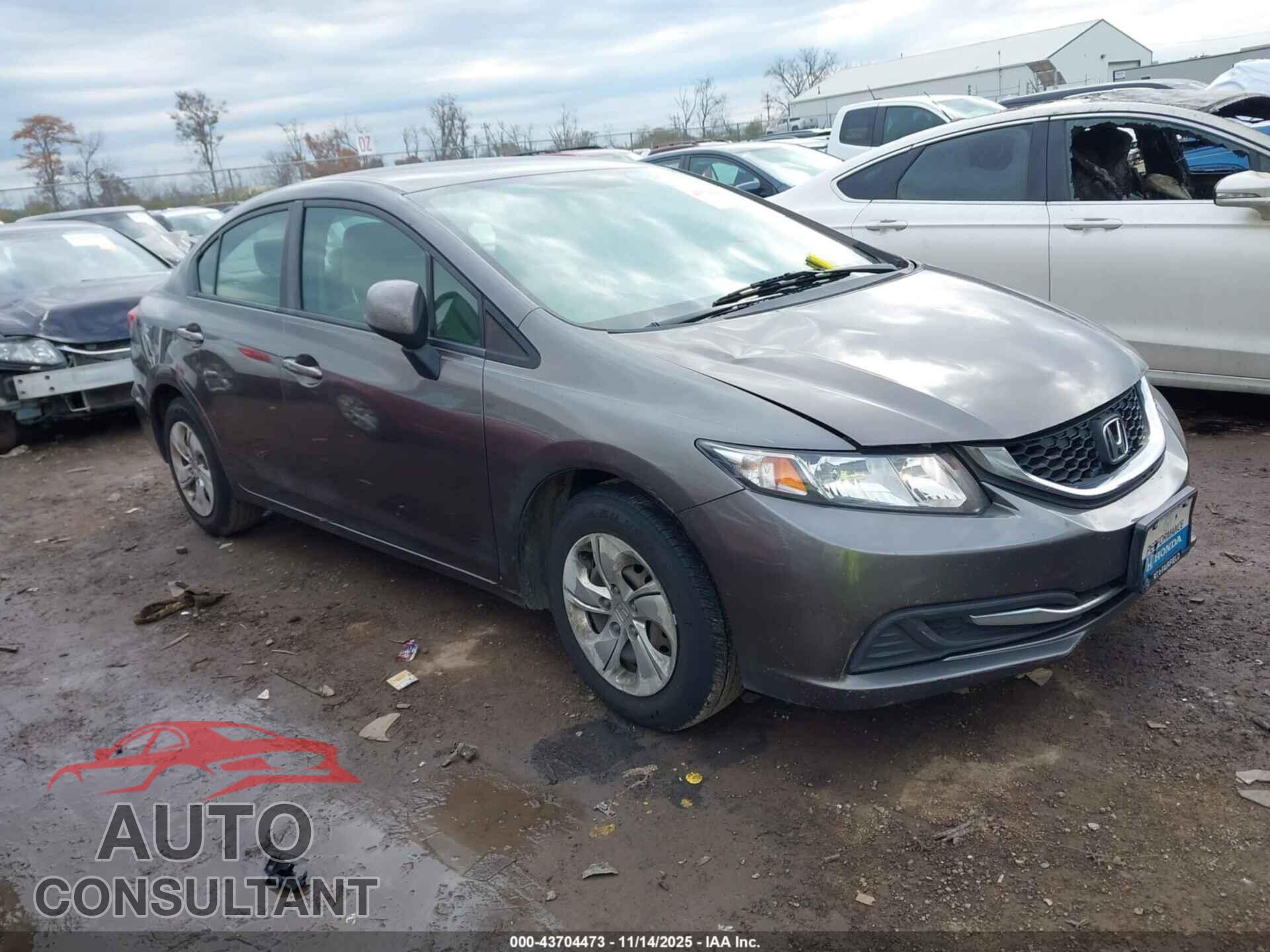HONDA CIVIC 2013 - 19XFB2F54DE044681