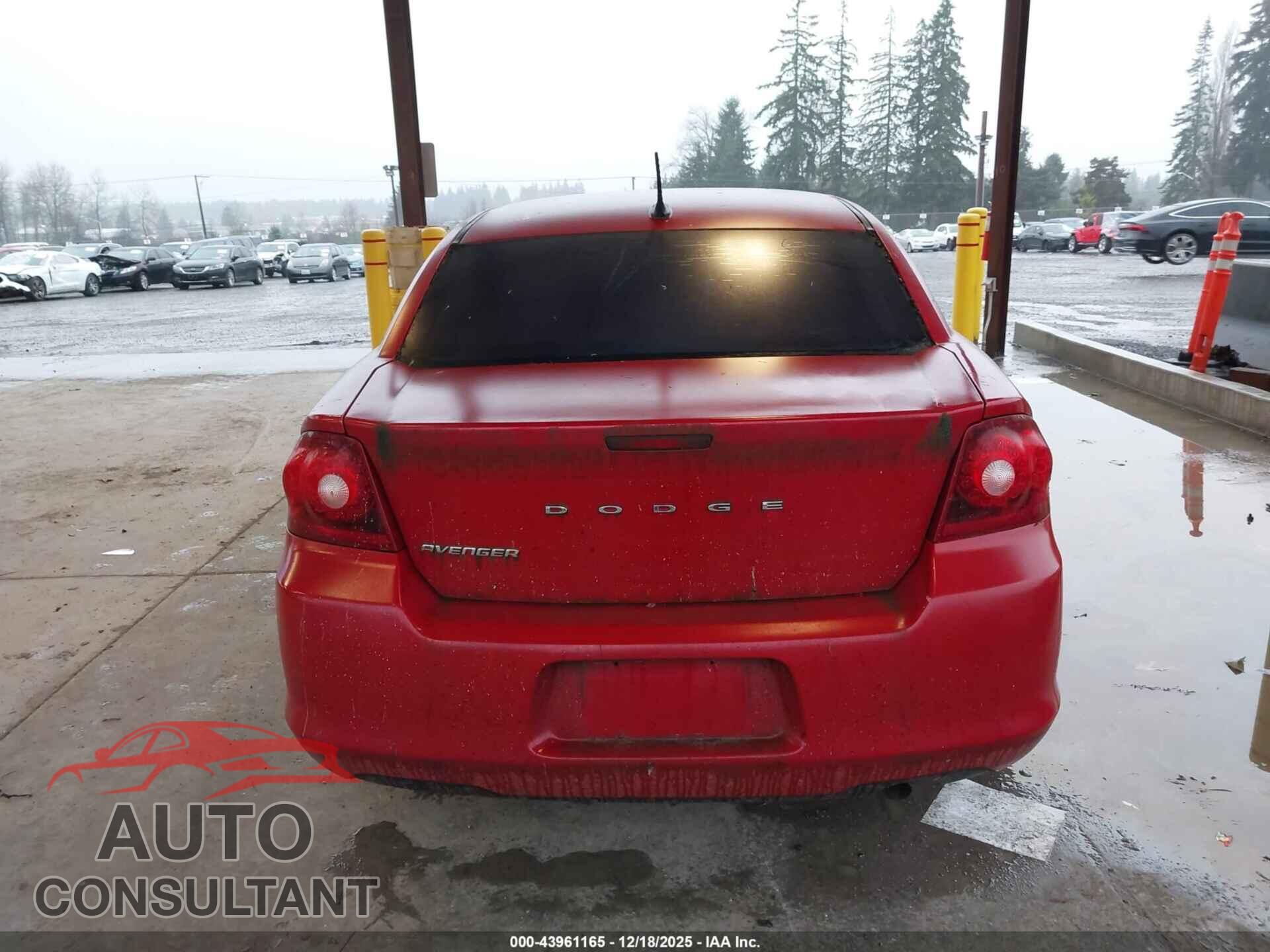 DODGE AVENGER 2011 - 1B3BD1FB5BN583619