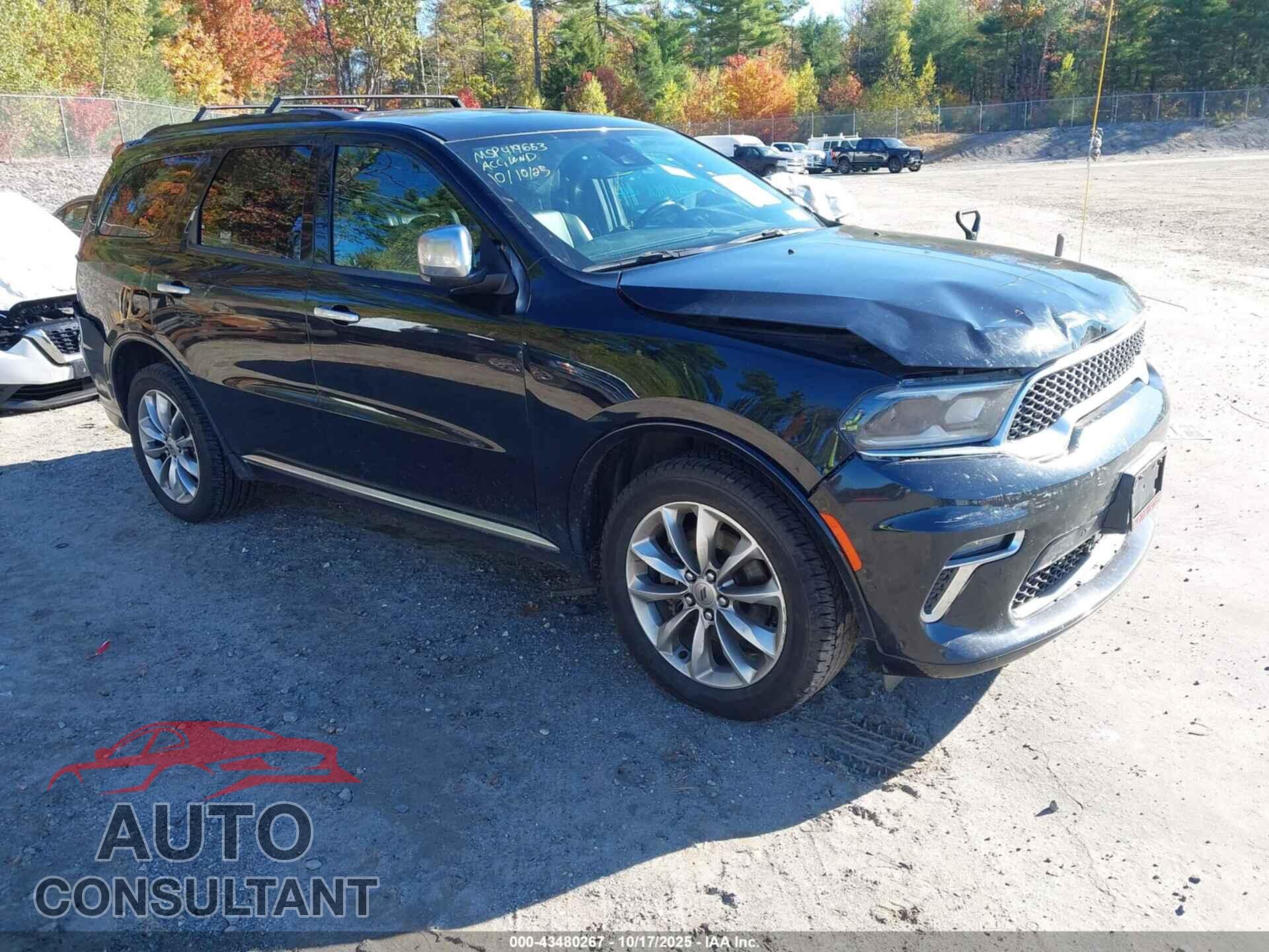 DODGE DURANGO 2022 - 1C4RDJEG1NC189206