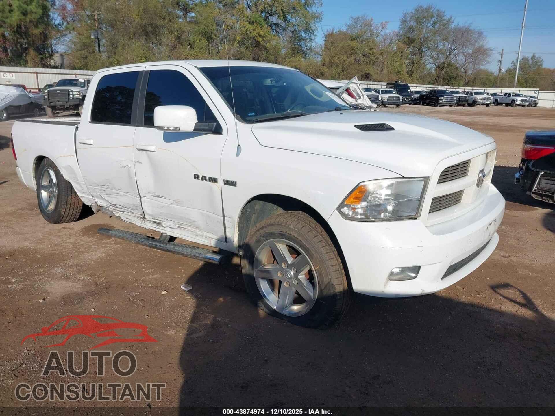 DODGE RAM 1500 2010 - 1D7RB1CT9AS231021