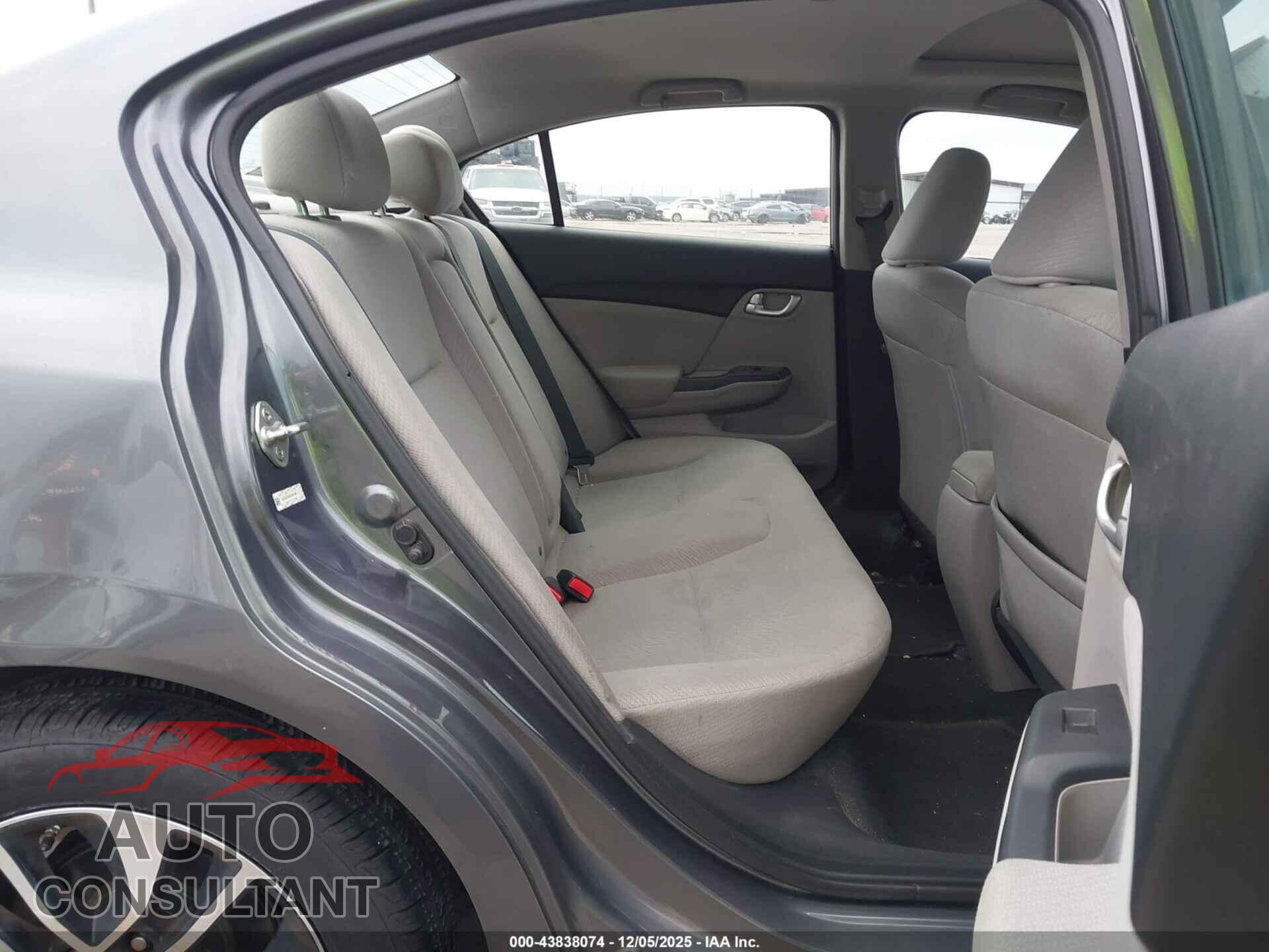 HONDA CIVIC 2013 - 19XFB2F85DE091180