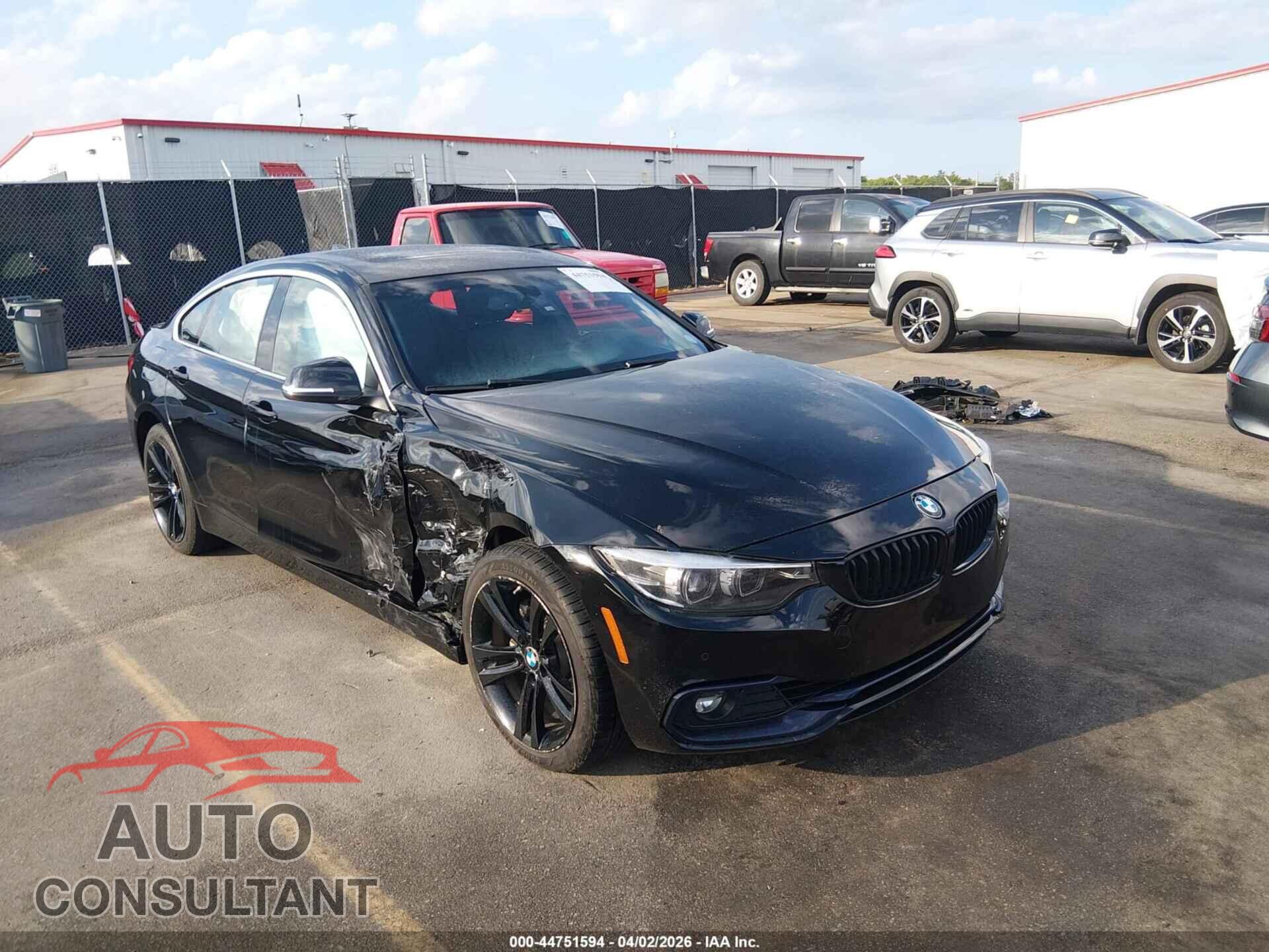 BMW 430I GRAN COUPE 2018 - WBA4J3C5XJBG95410