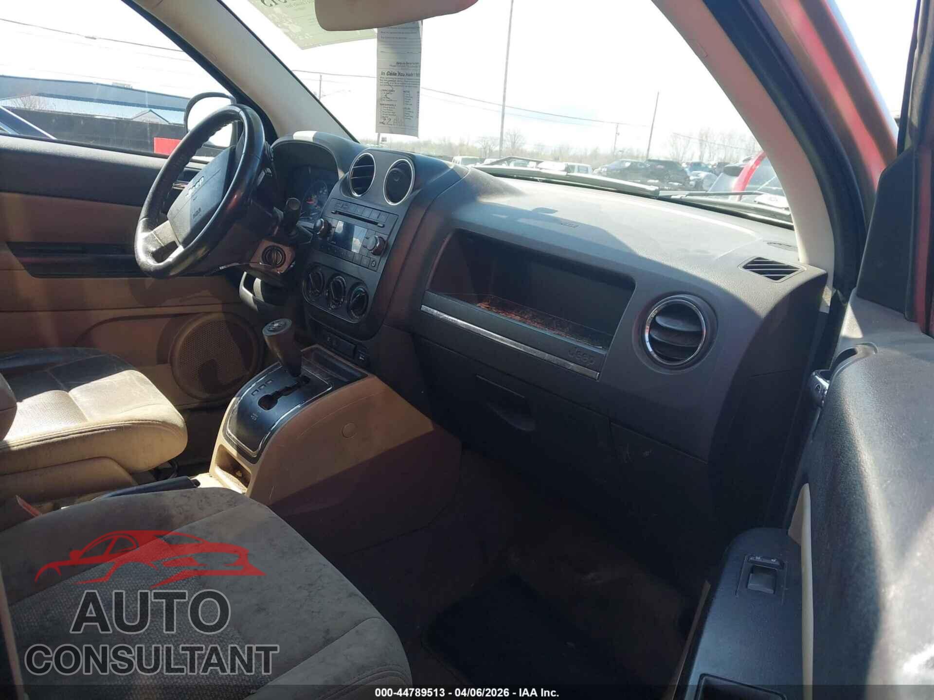 JEEP COMPASS 2009 - 1J4FF47B79D221666