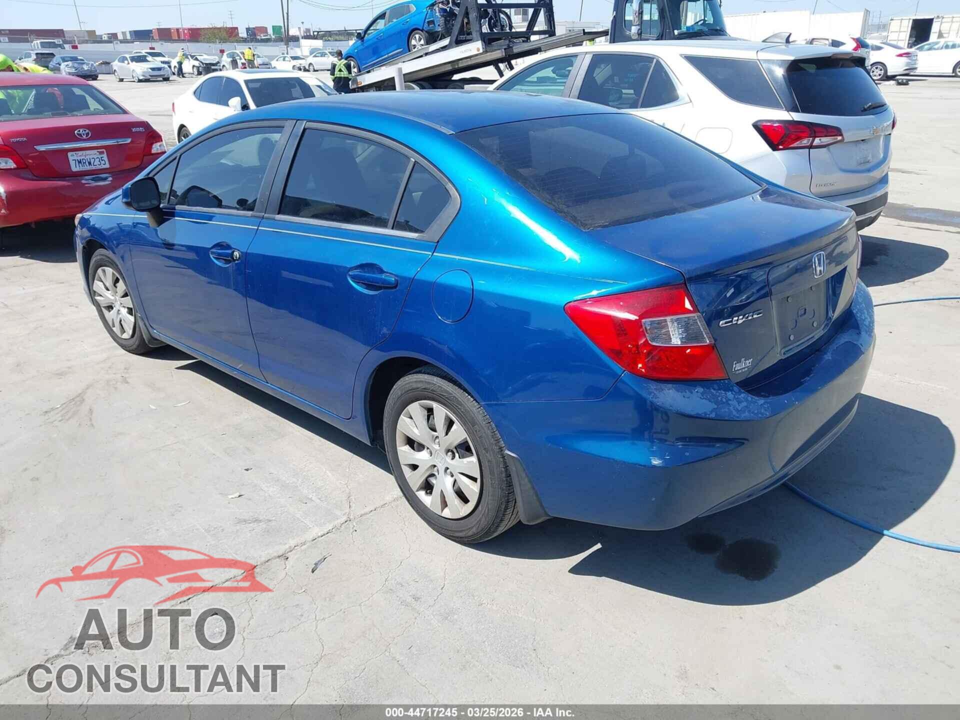 HONDA CIVIC 2012 - 19XFB2F57CE331785