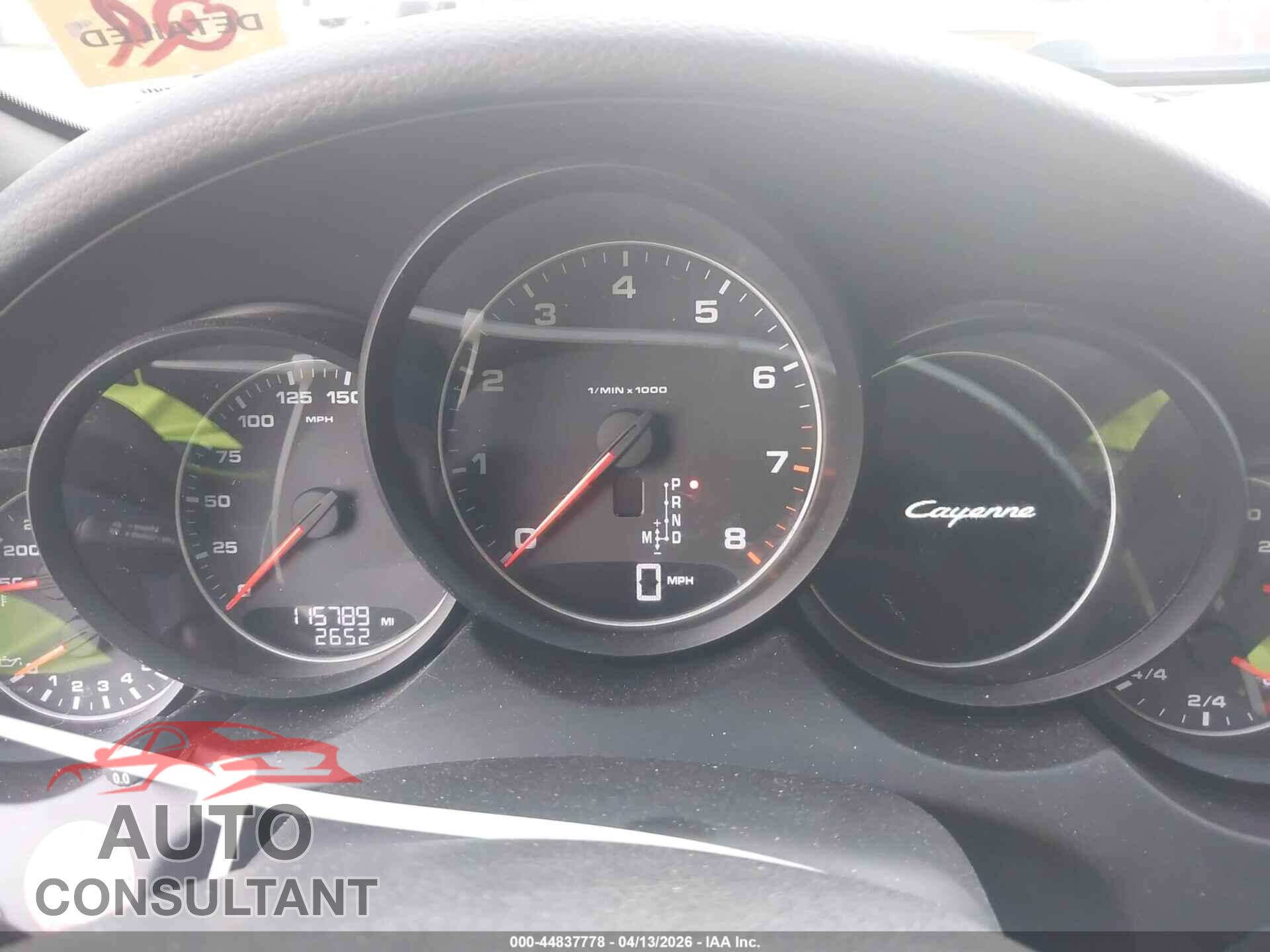 PORSCHE CAYENNE 2012 - WP1AA2A2XCLA08413