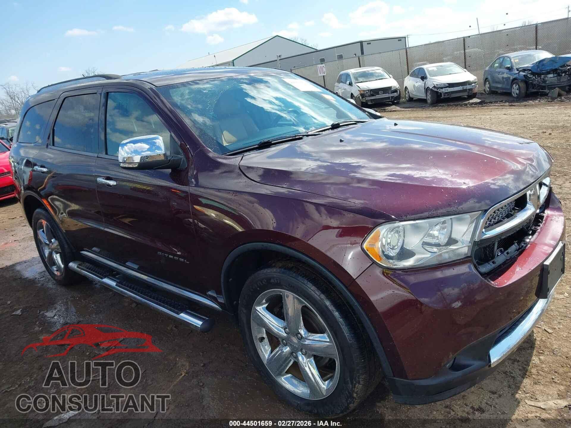 DODGE DURANGO 2012 - 1C4RDJEG2CC309222