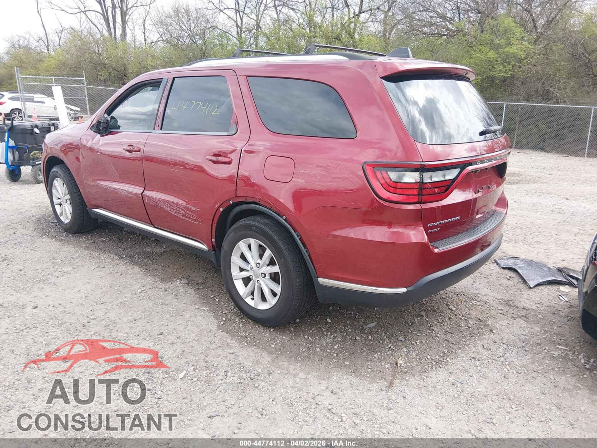 DODGE DURANGO 2014 - 1C4RDJAG0EC562533