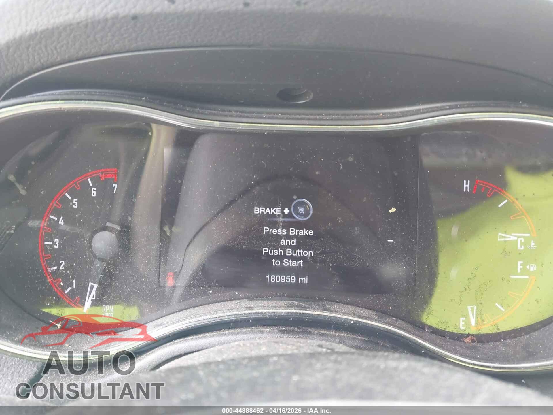 DODGE DURANGO 2016 - 1C4RDJDG3GC346870