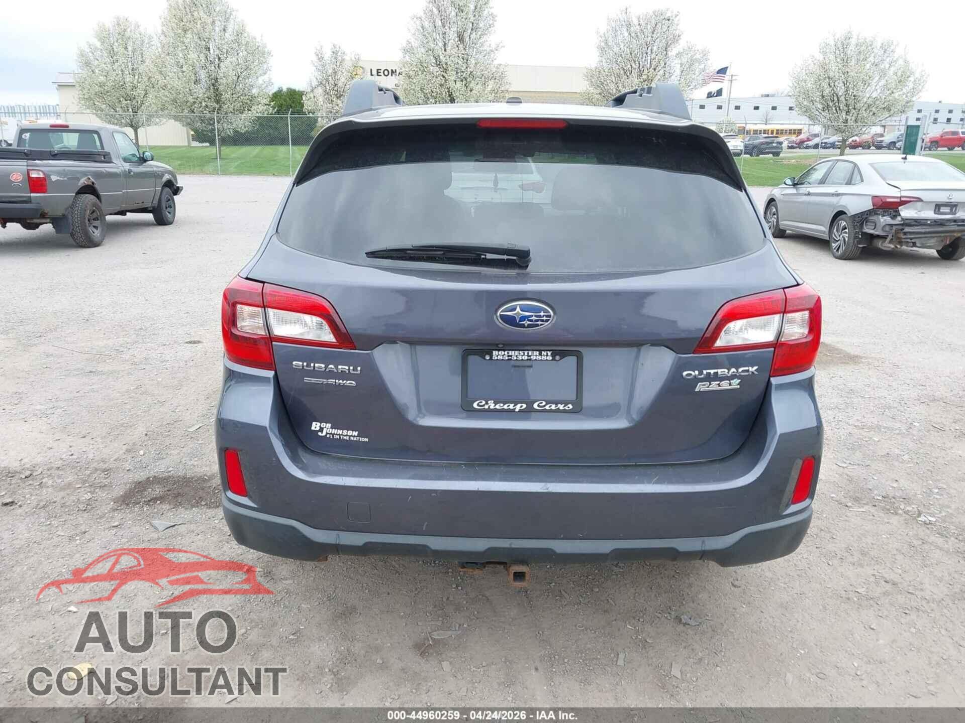 SUBARU OUTBACK 2015 - 4S4BSAFC1F3357894