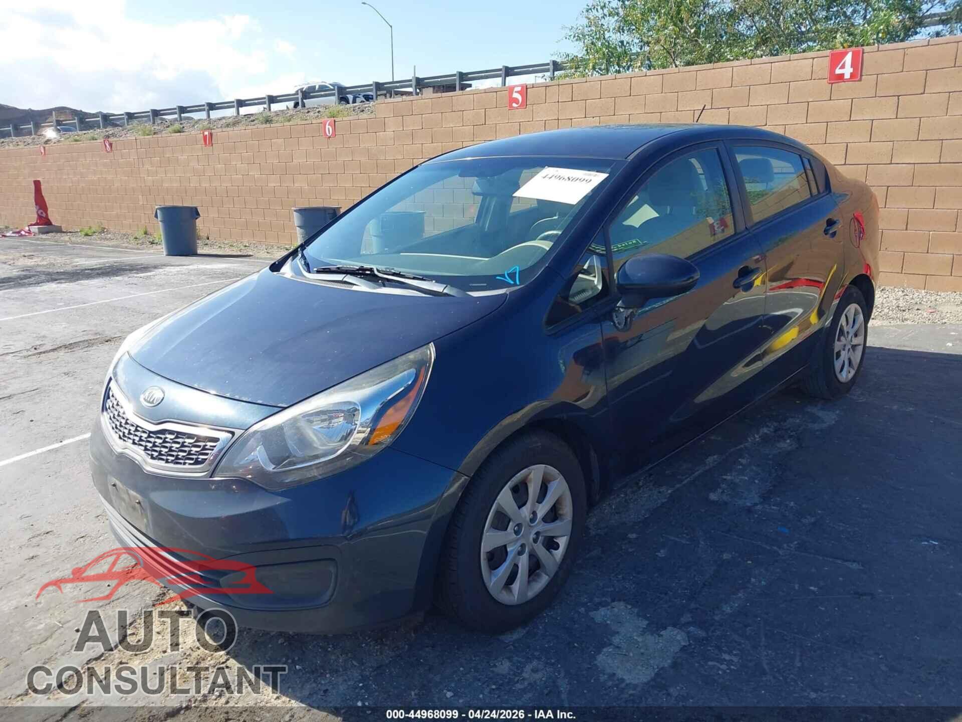 KIA RIO 2012 - KNADN4A34C6056704